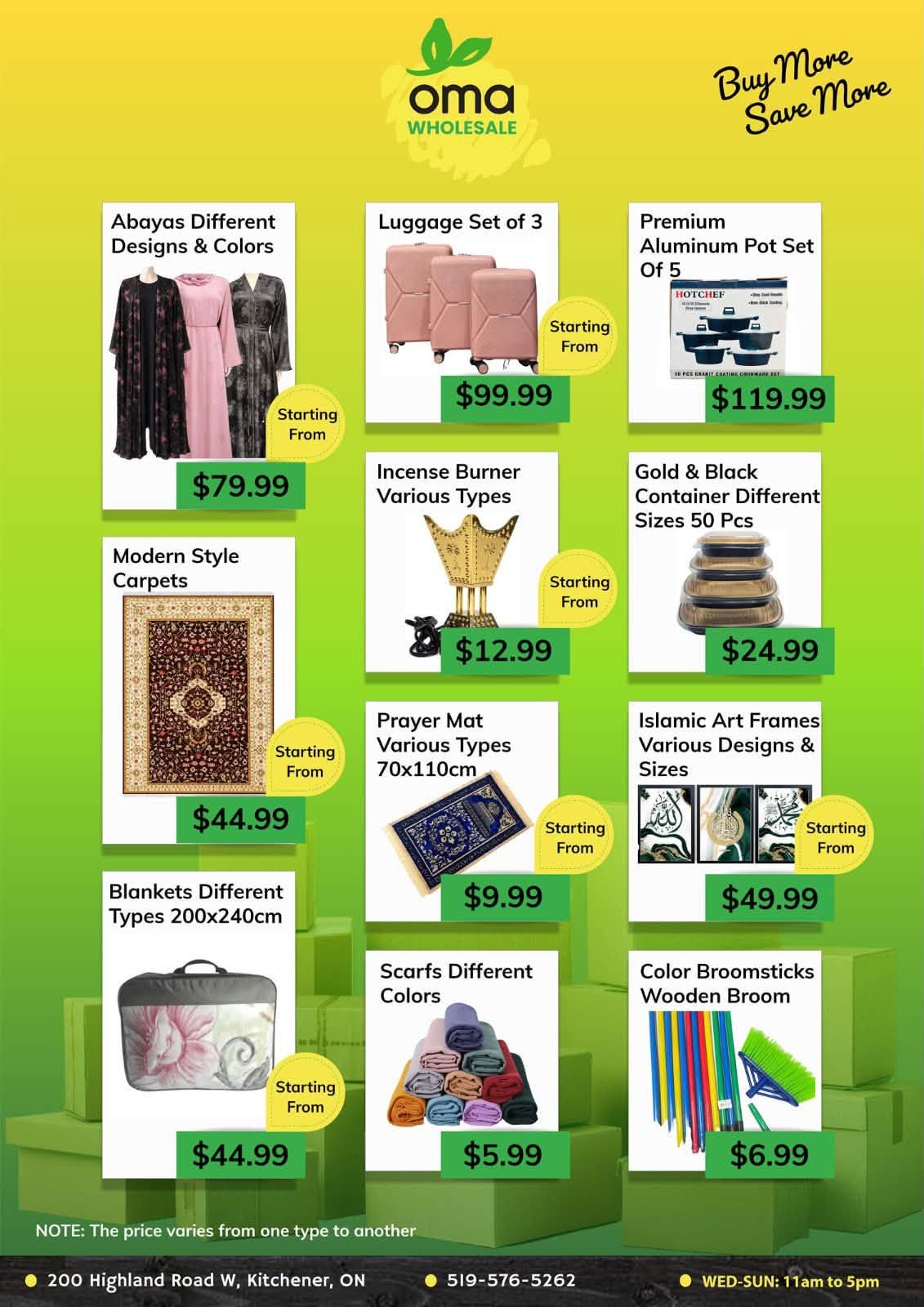 Oma Fresh Foods Flyer August 7 to 13