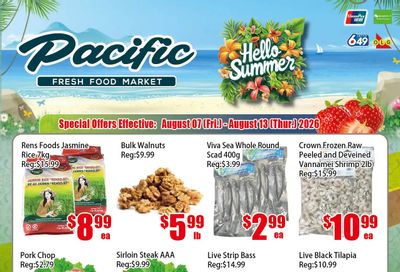 Pacific Fresh Food Market (North York) Flyer August 7 to 13
