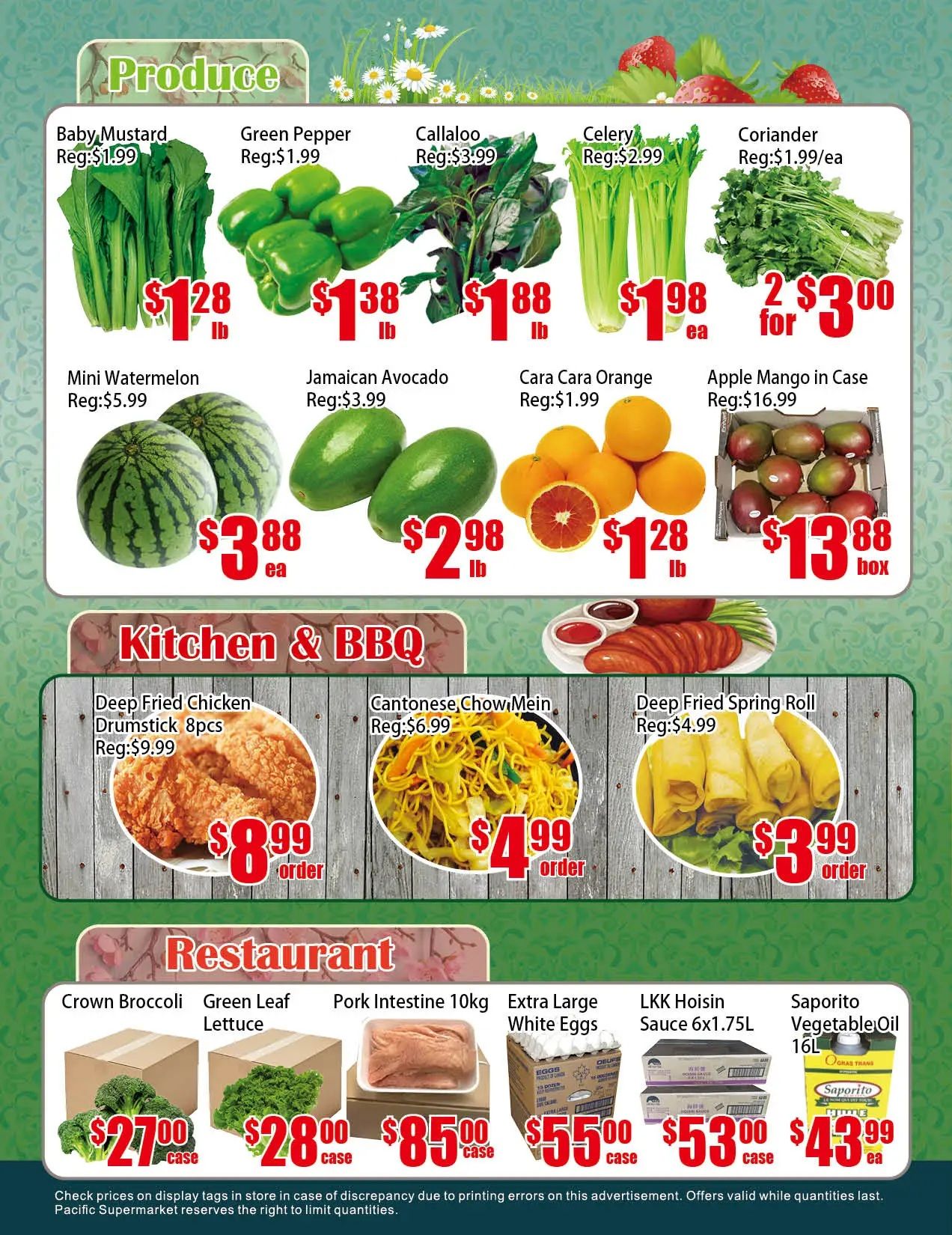 Pacific Fresh Food Market (North York) Flyer August 7 to 13