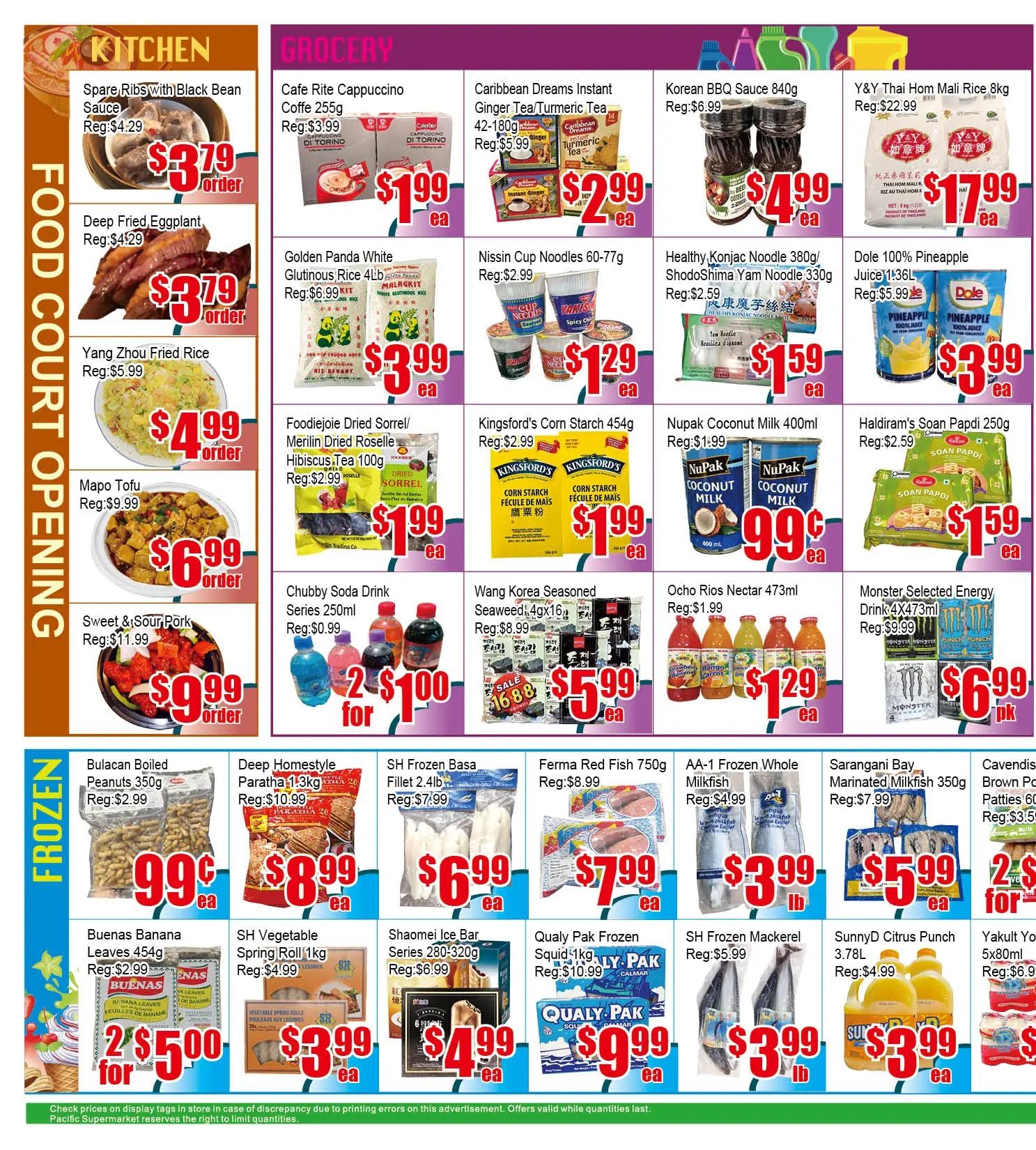 Pacific Fresh Food Market (Pickering) Flyer August 7 to 13