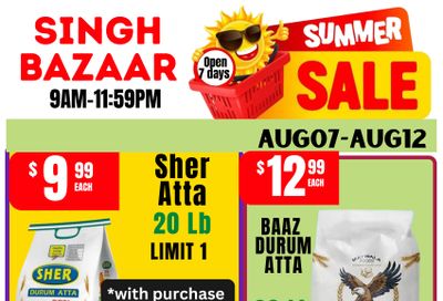 Singh Bazaar Flyer August 7 to 12