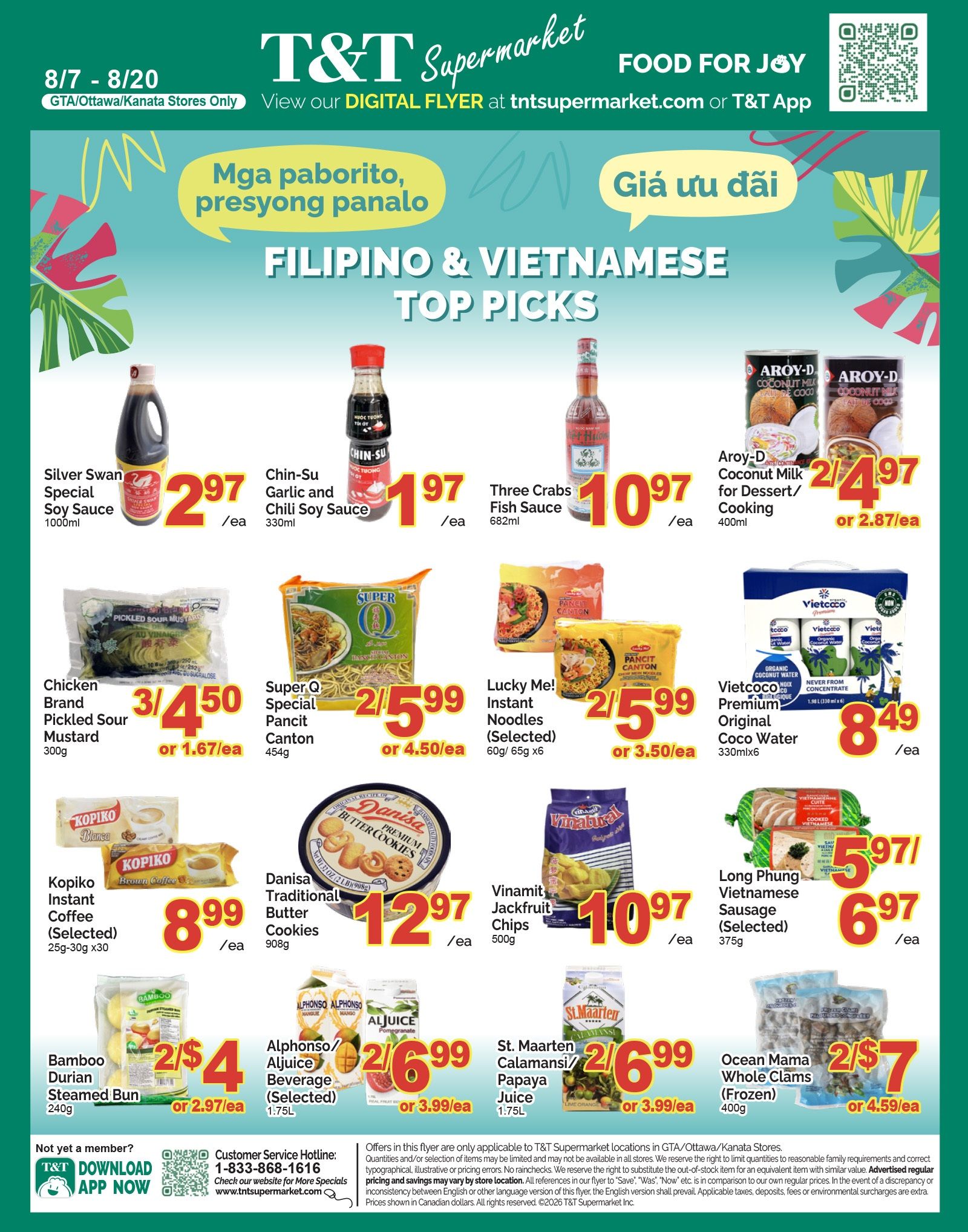 T&T Supermarket (GTA) Flyer August 7 to 13