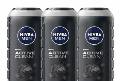 Amazon.ca: NIVEA MEN Active Clean 3-in-1 Shower Gel Bundle, Body Face Hair, 3x500ml - $9.35