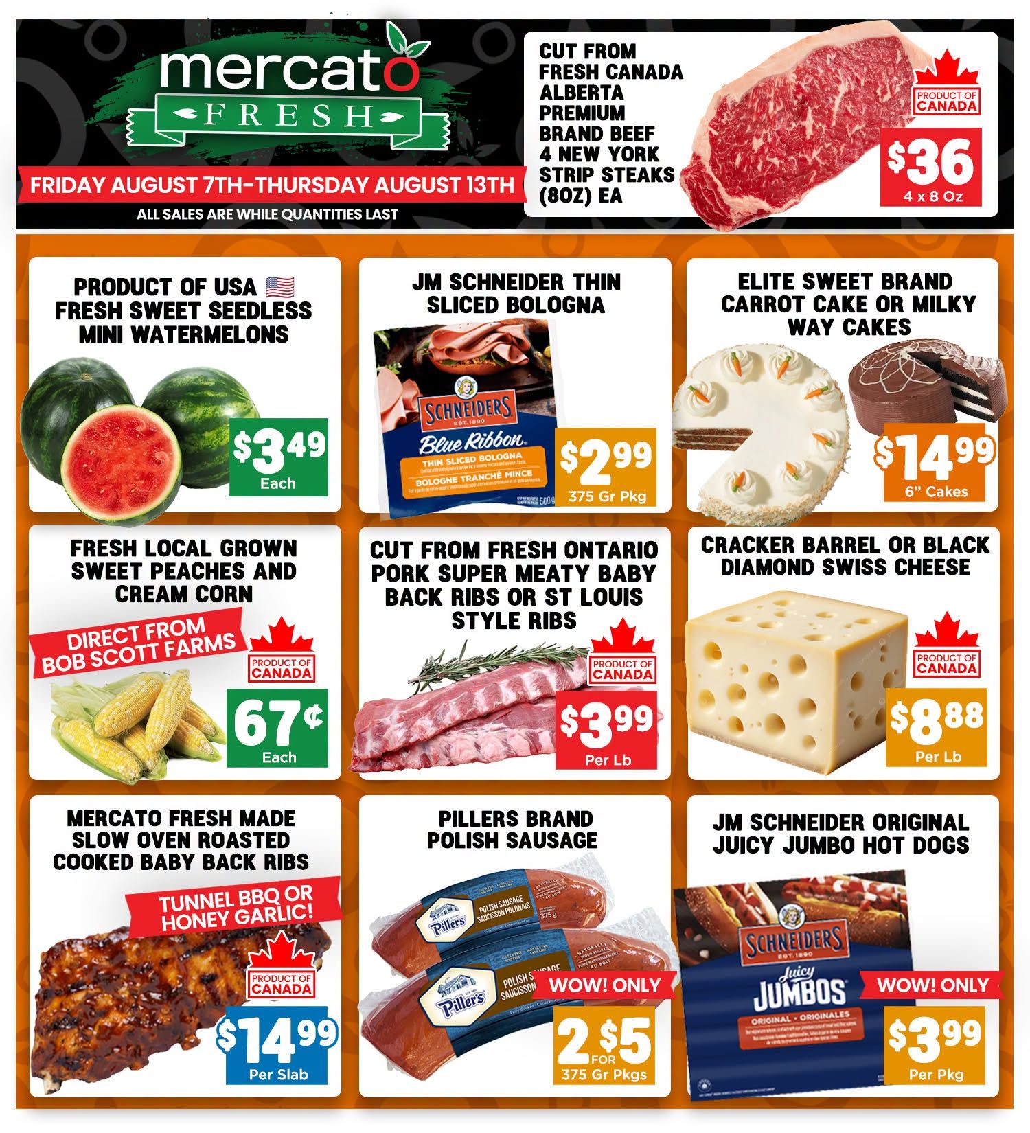 Mercato Fresh Flyer August 7 to 13