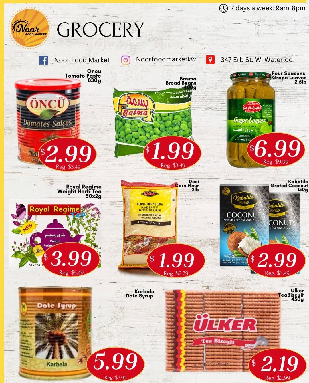 Noor Food Market Flyer August 7 to 13