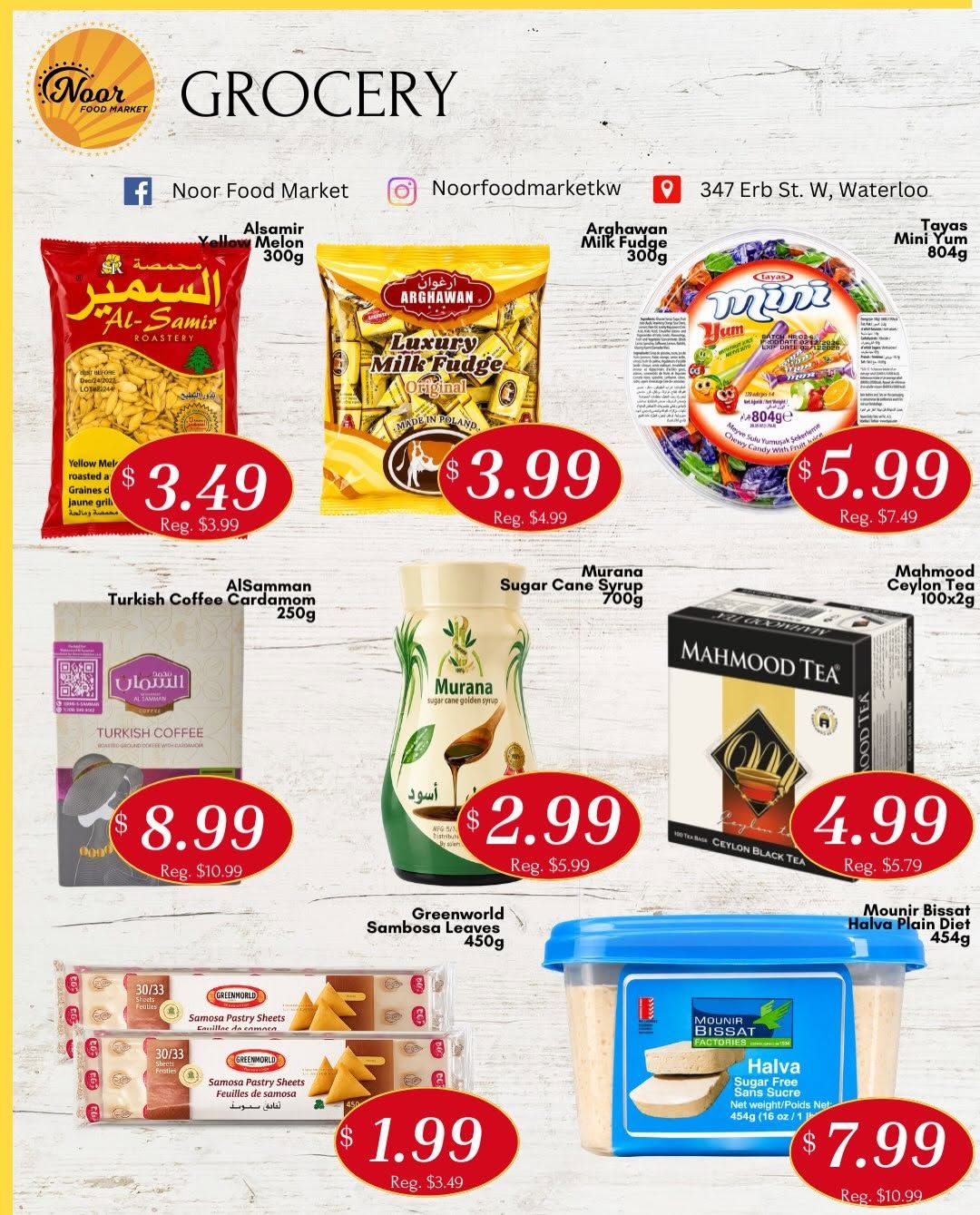 Noor Food Market Flyer August 7 to 13