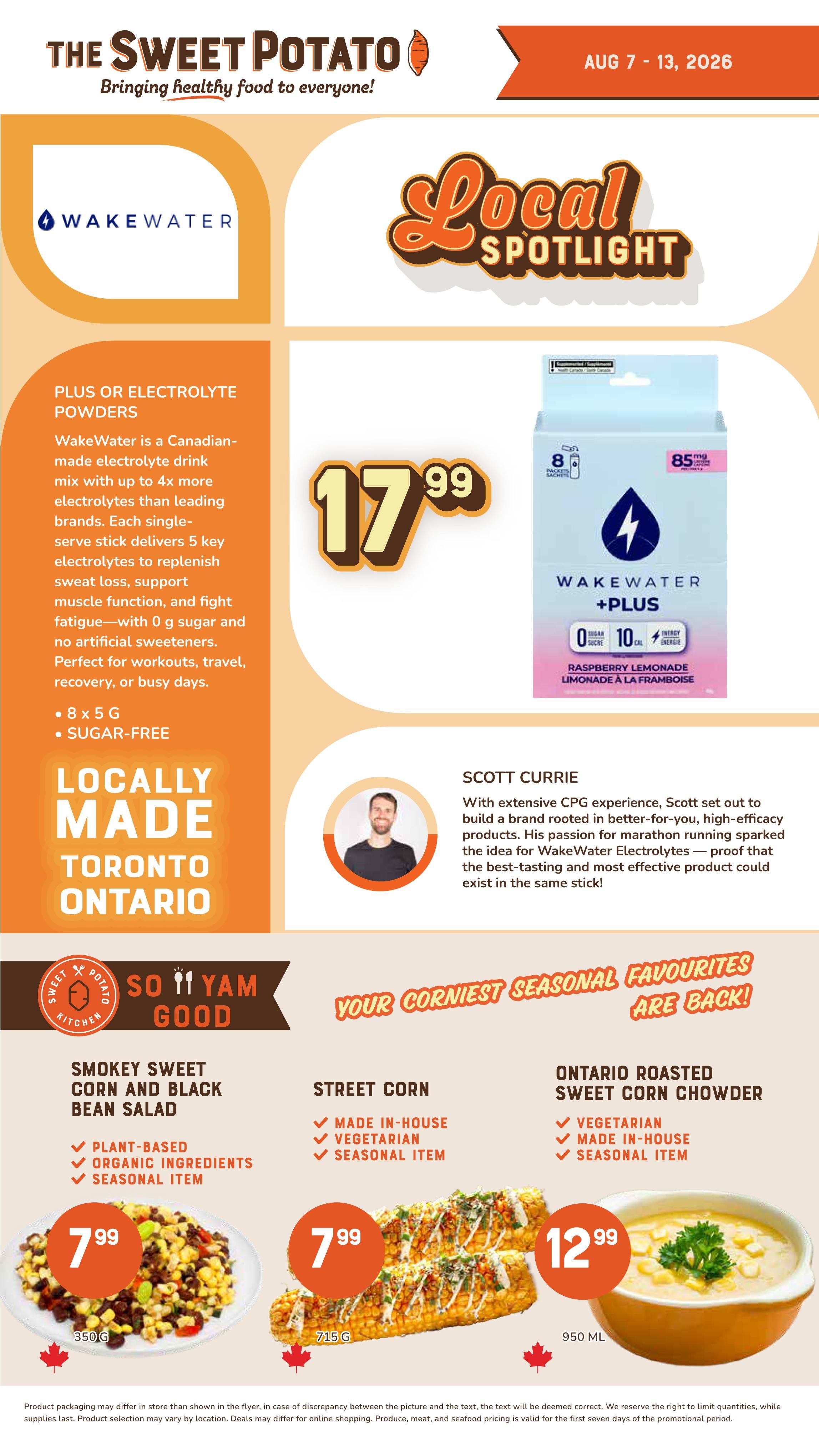 The Sweet Potato Flyer August 7 to 13