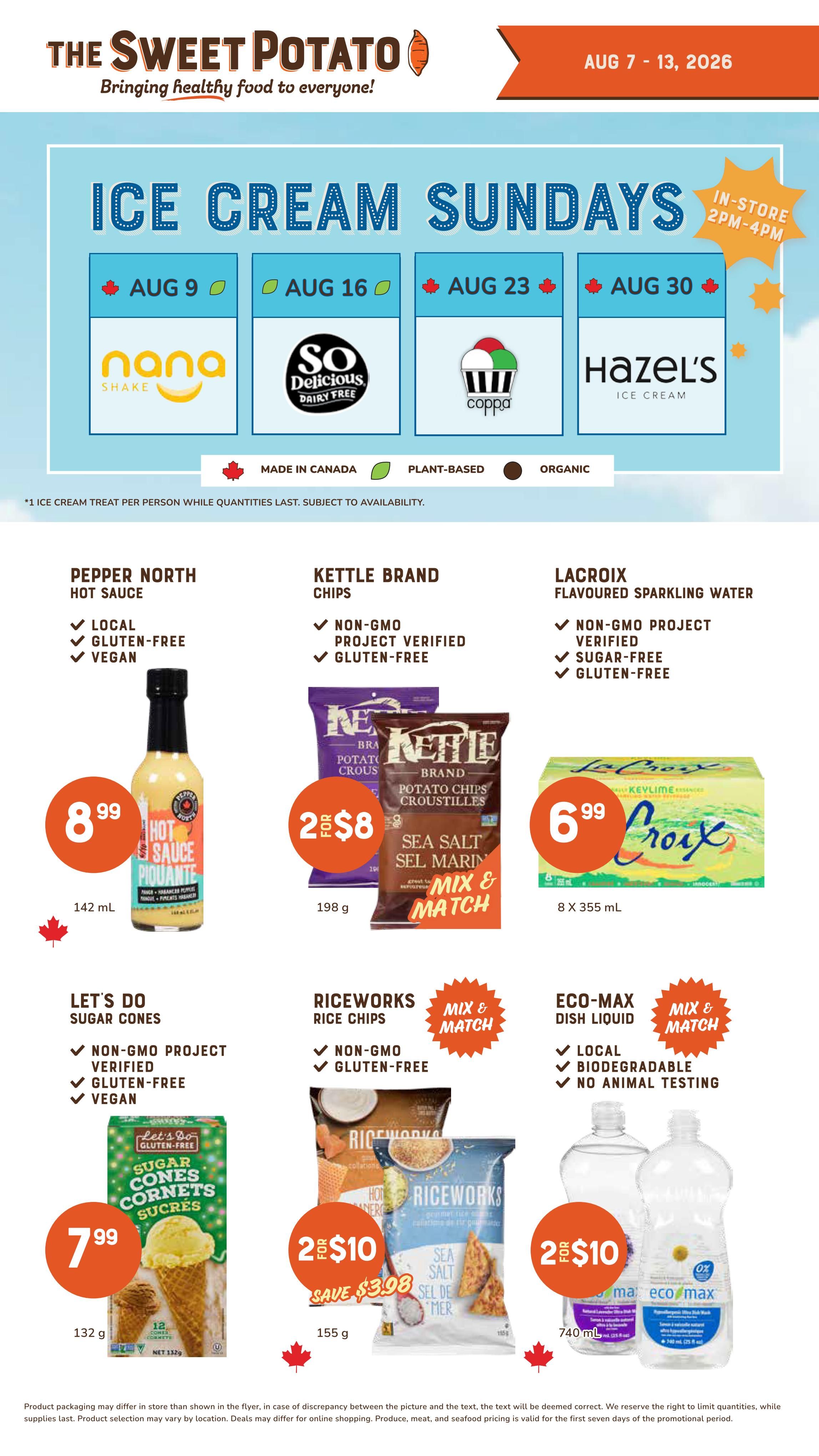 The Sweet Potato Flyer August 7 to 13