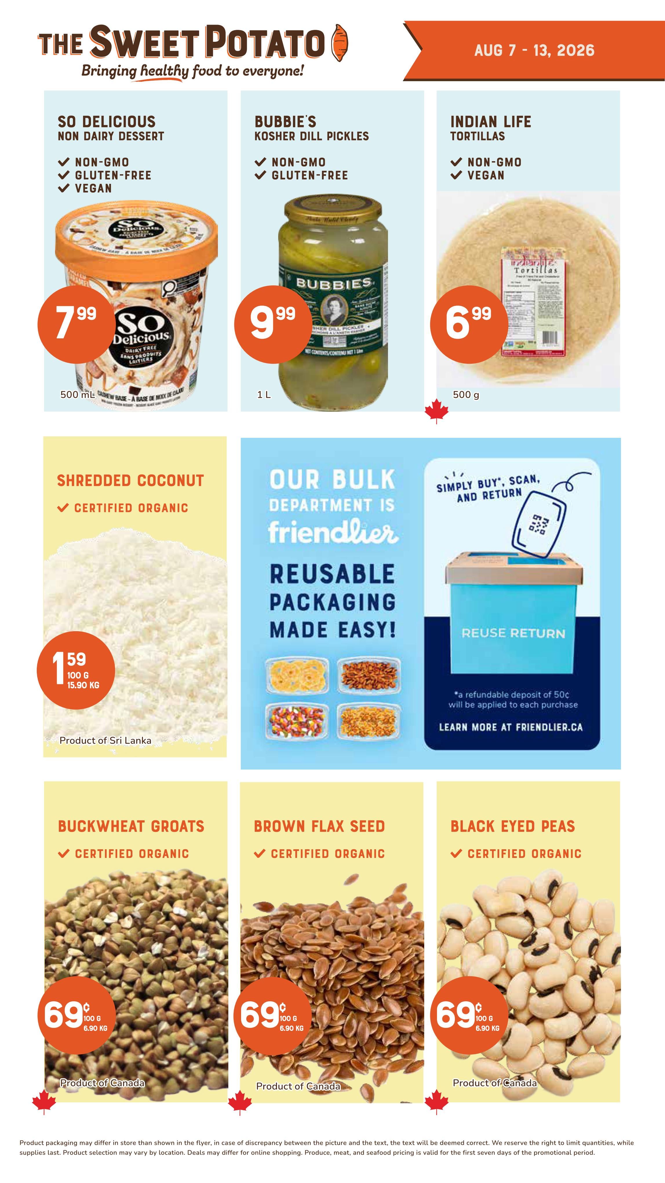 The Sweet Potato Flyer August 7 to 13