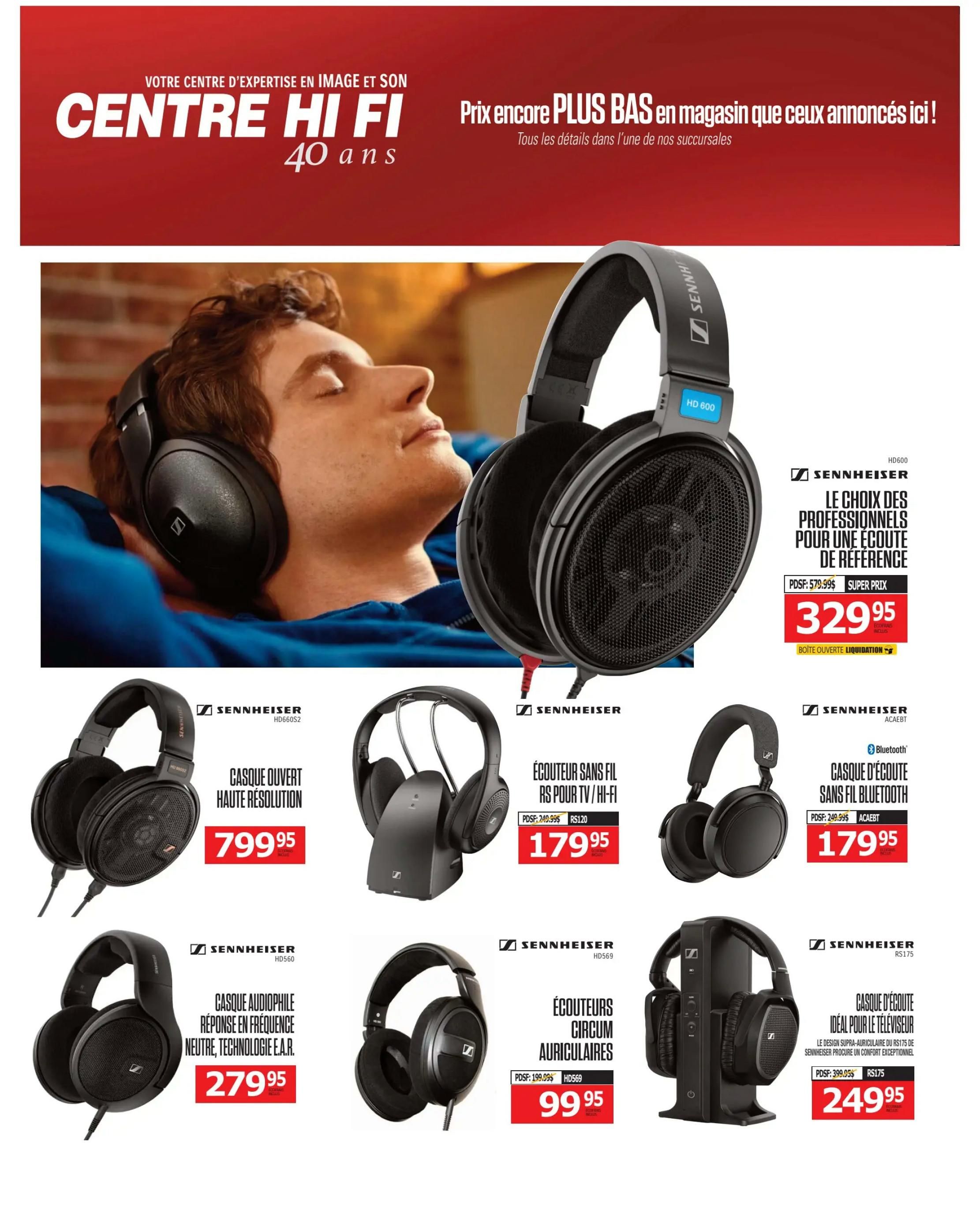 Centre Hi-Fi Flyer August 7 to 13