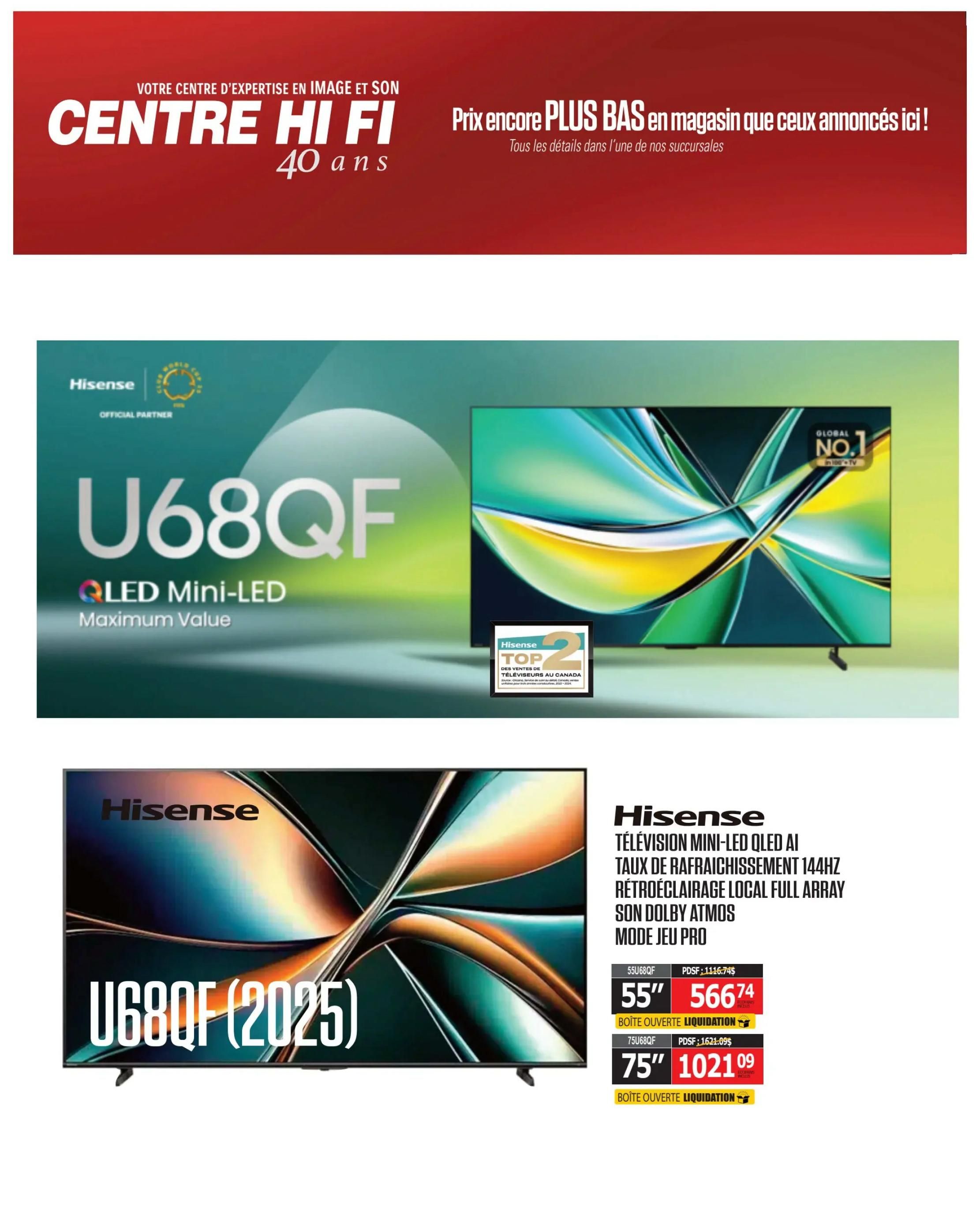 Centre Hi-Fi Flyer August 7 to 13