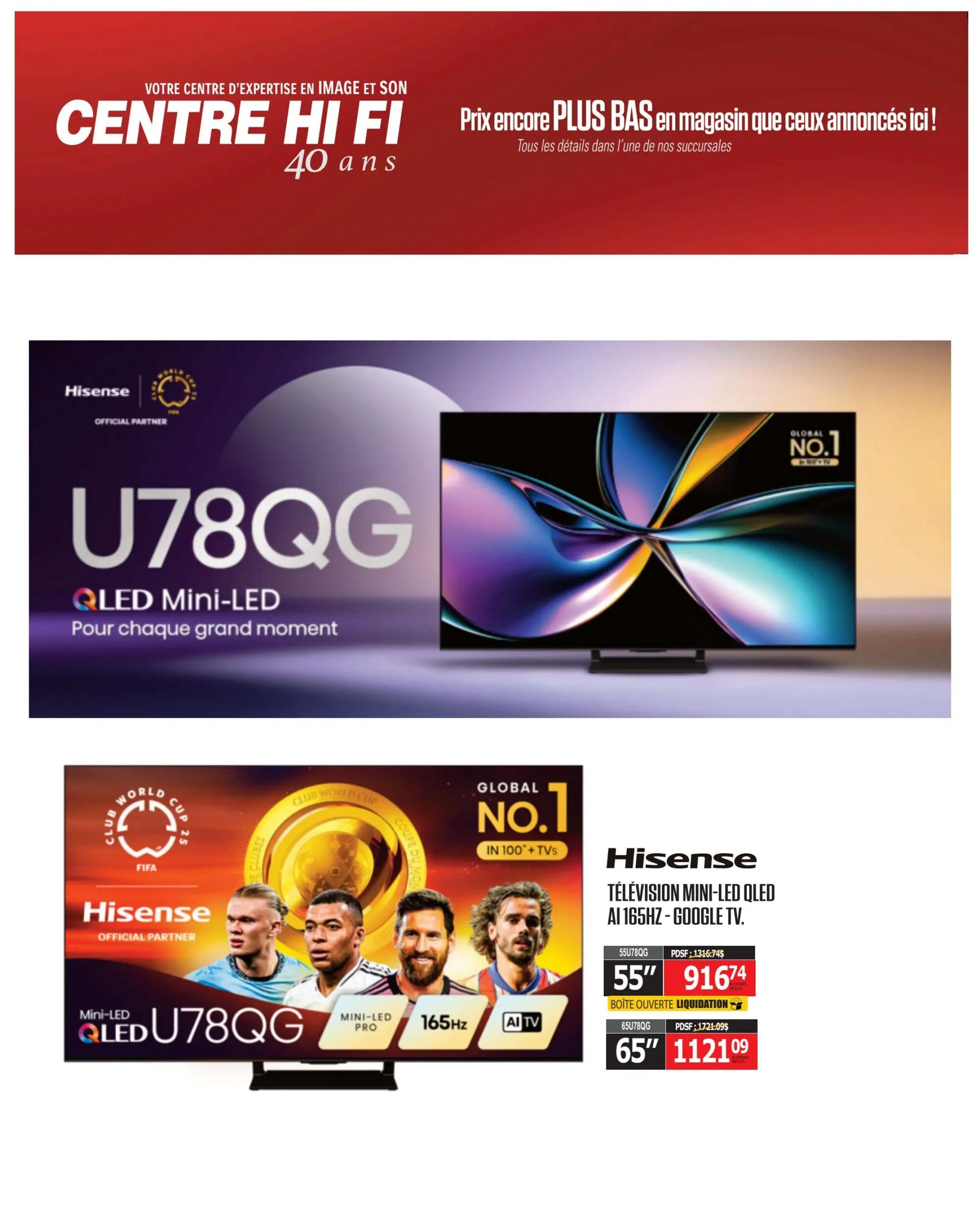 Centre Hi-Fi Flyer August 7 to 13