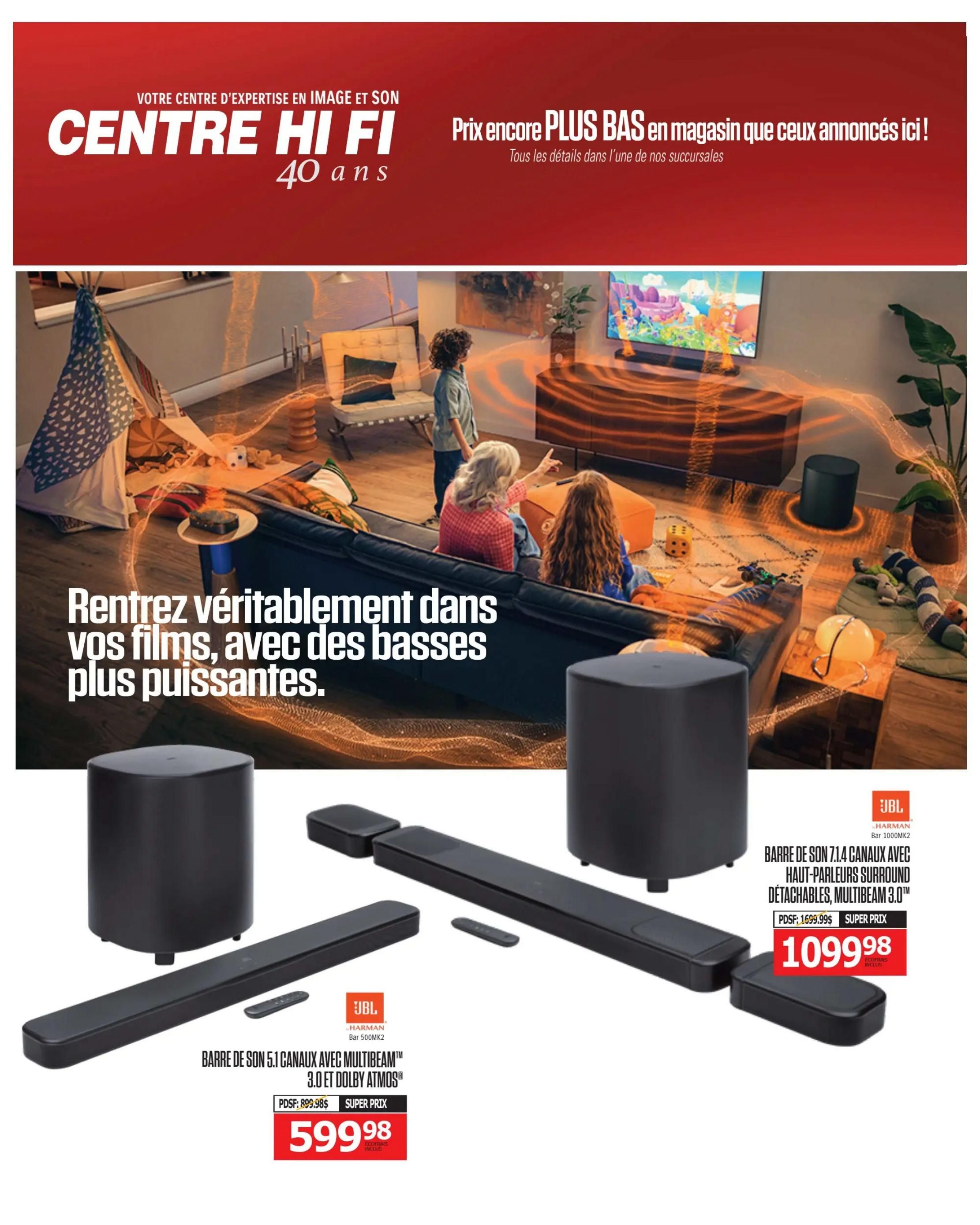Centre Hi-Fi Flyer August 7 to 13