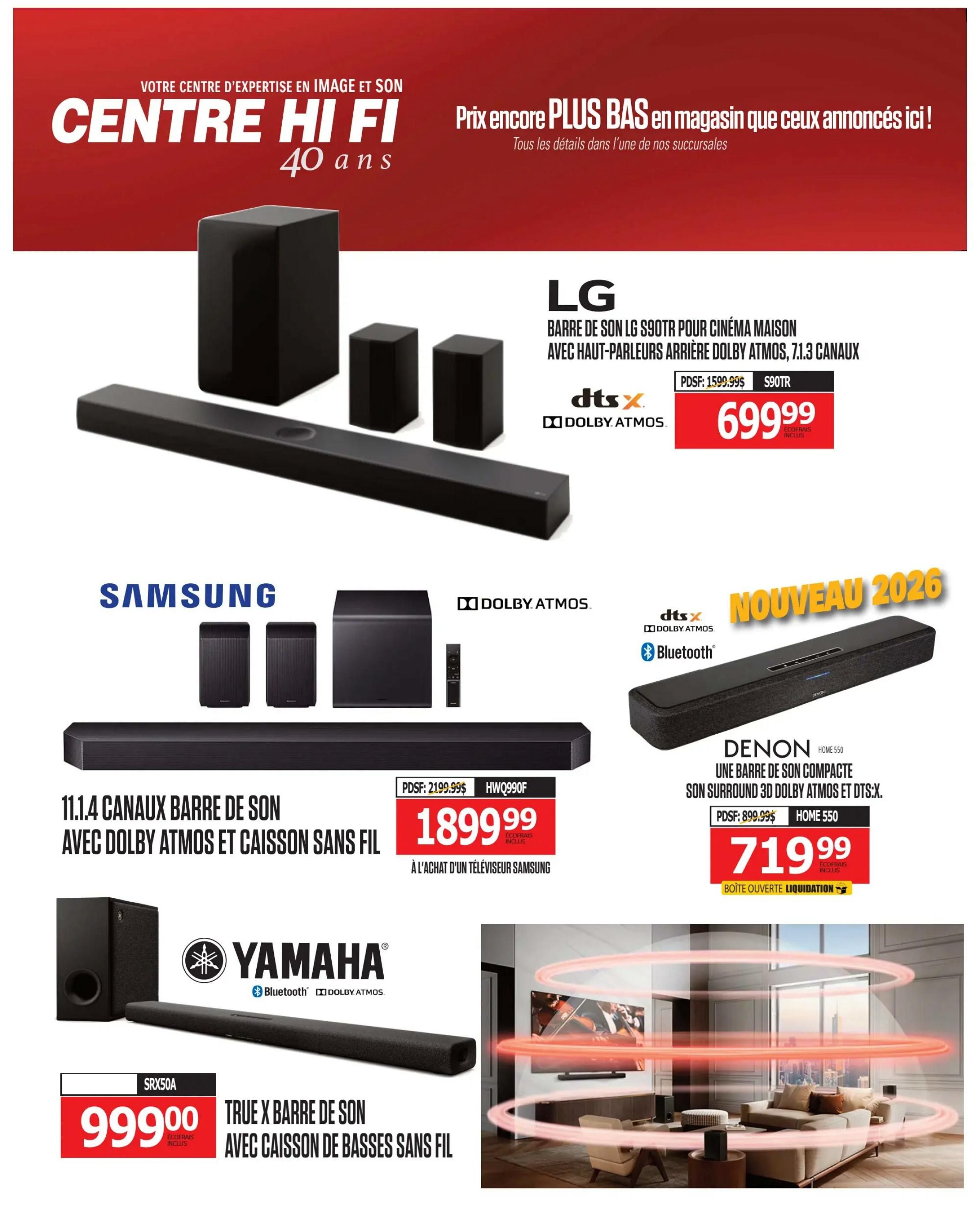 Centre Hi-Fi Flyer August 7 to 13