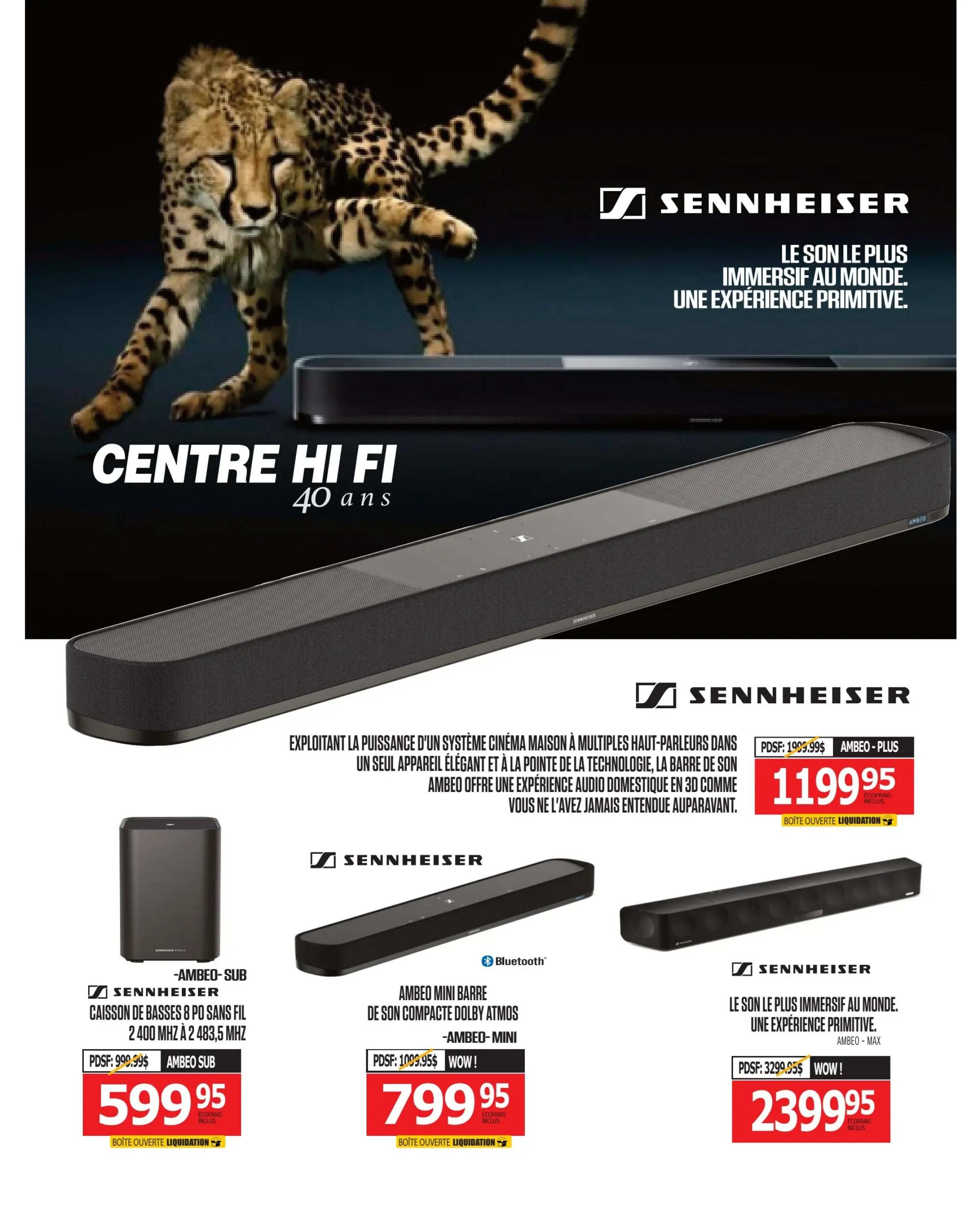 Centre Hi-Fi Flyer August 7 to 13