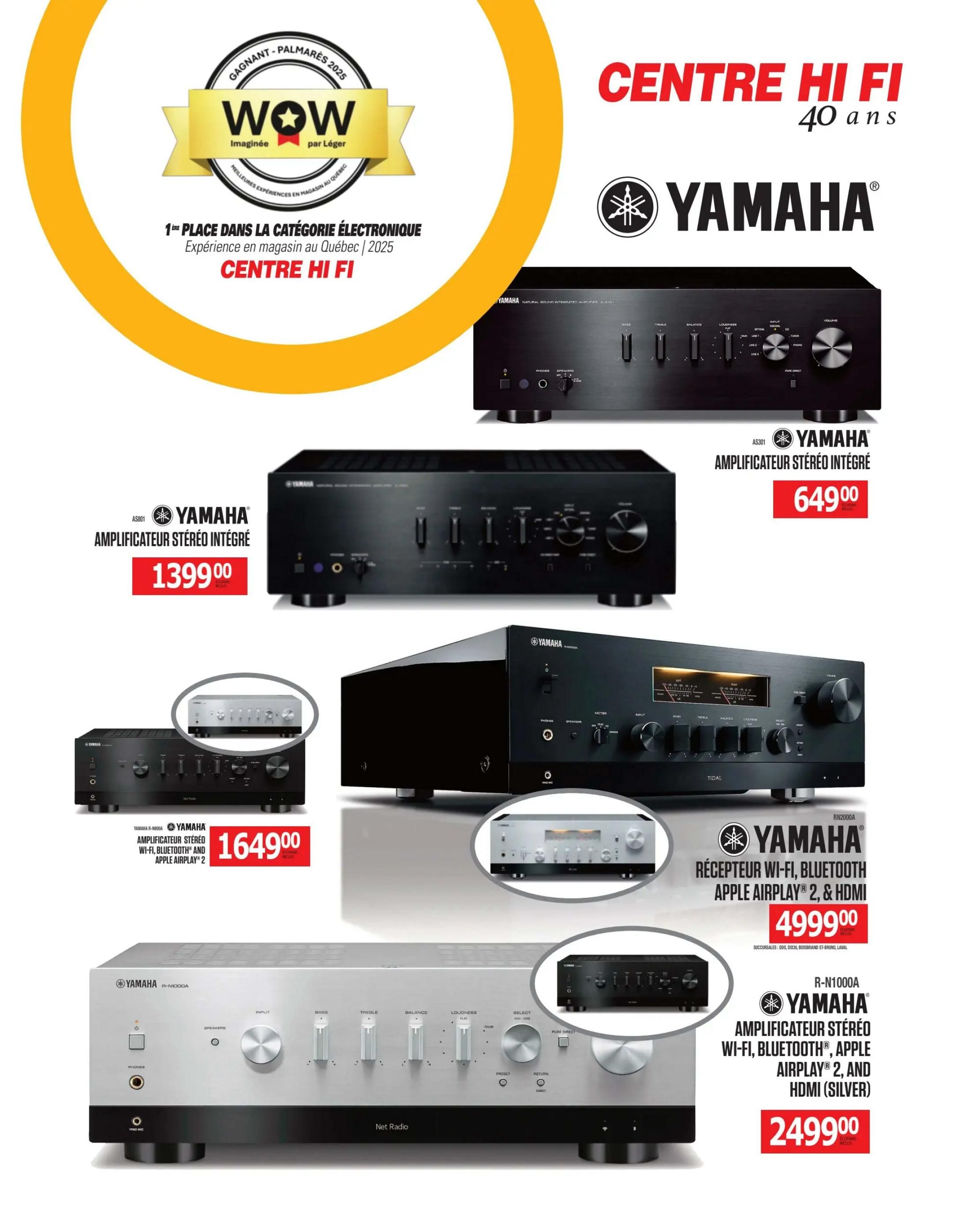 Centre Hi-Fi Flyer August 7 to 13