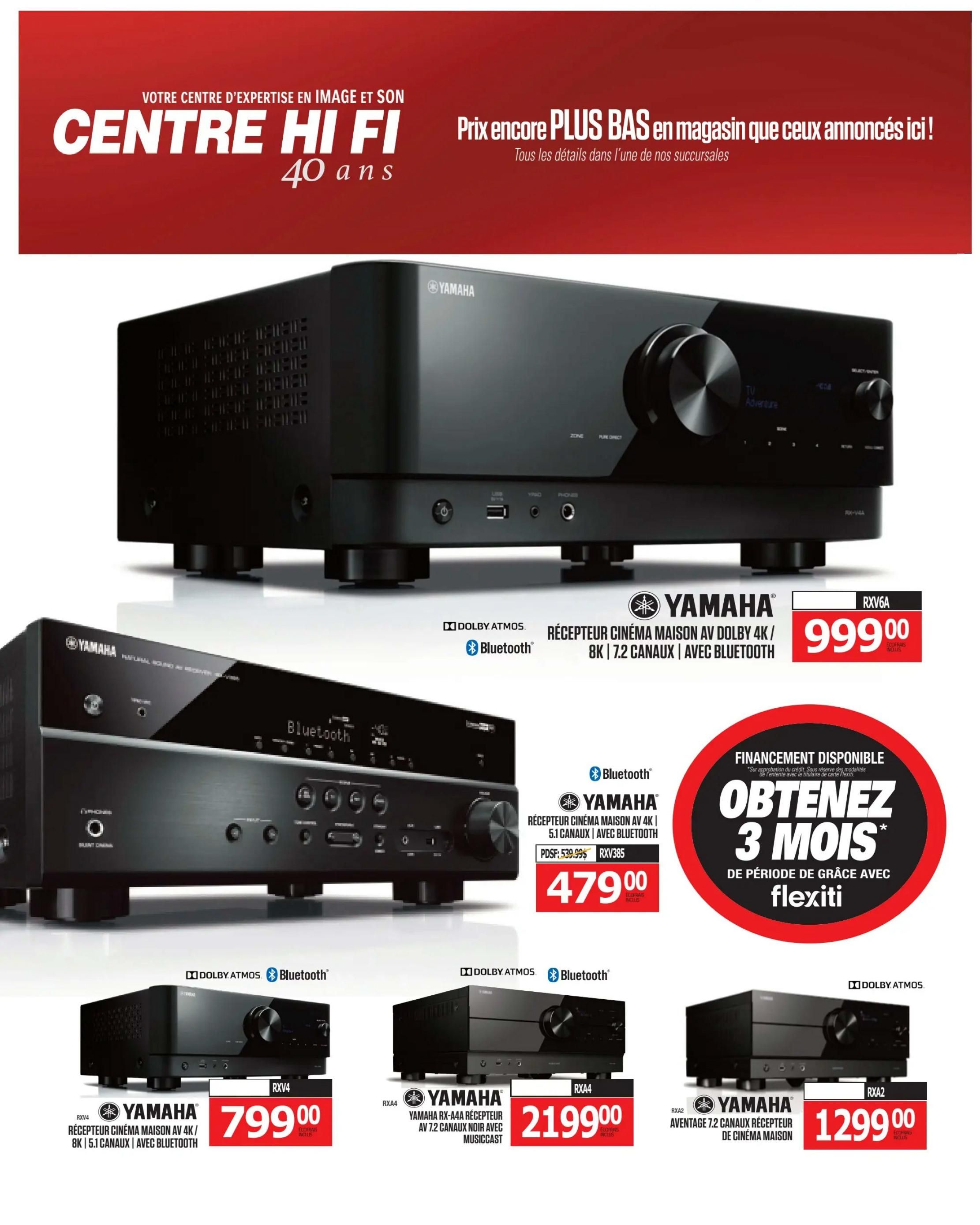 Centre Hi-Fi Flyer August 7 to 13