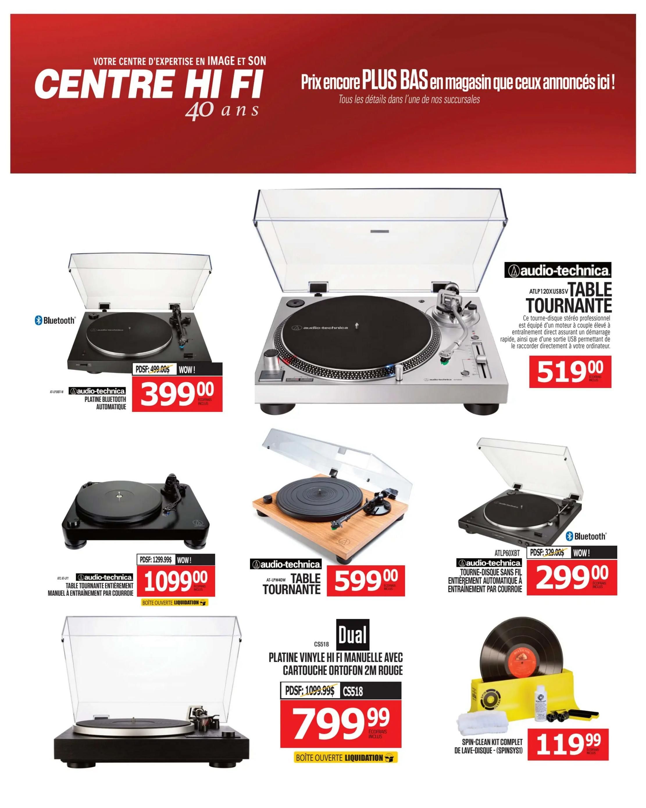 Centre Hi-Fi Flyer August 7 to 13