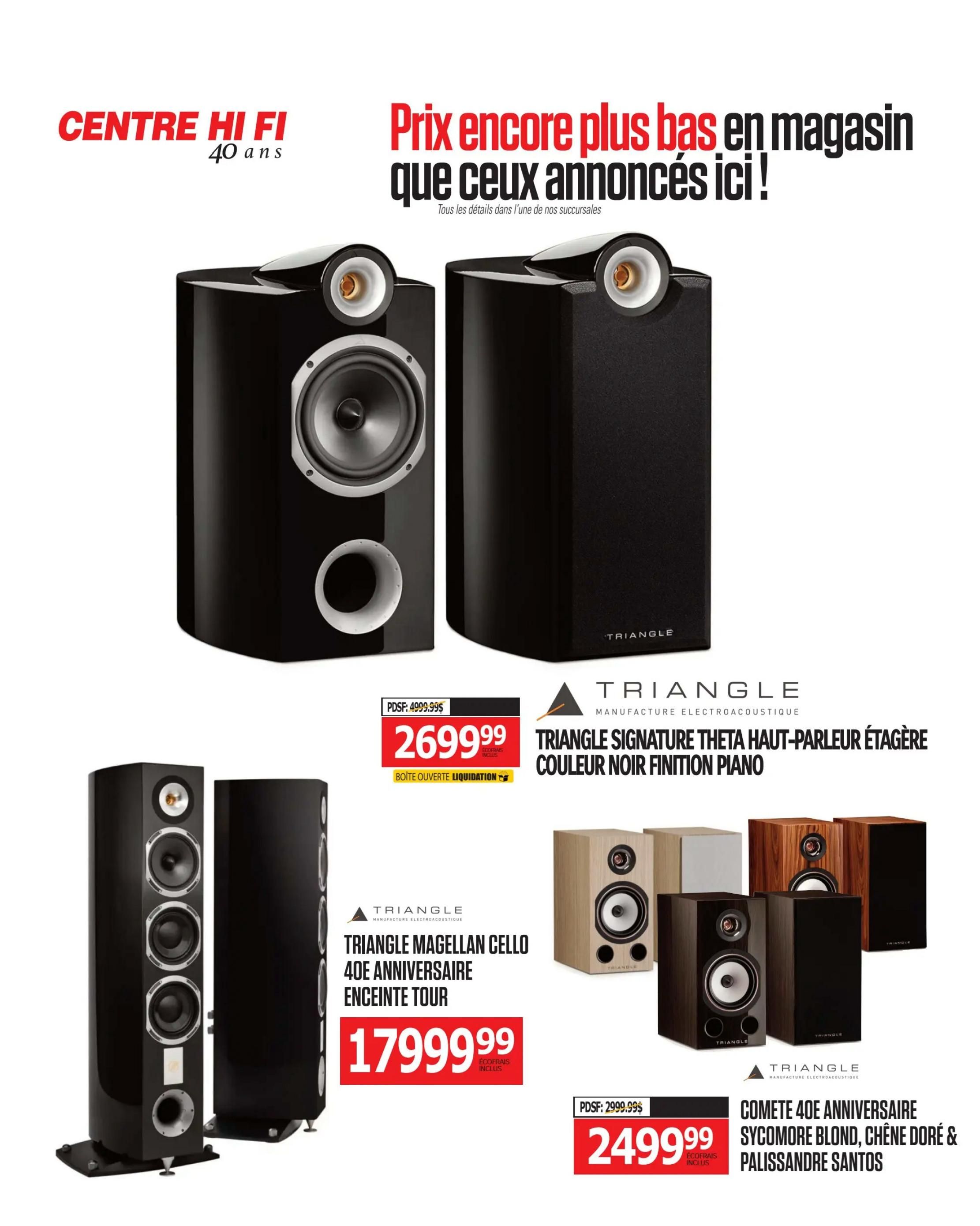 Centre Hi-Fi Flyer August 7 to 13