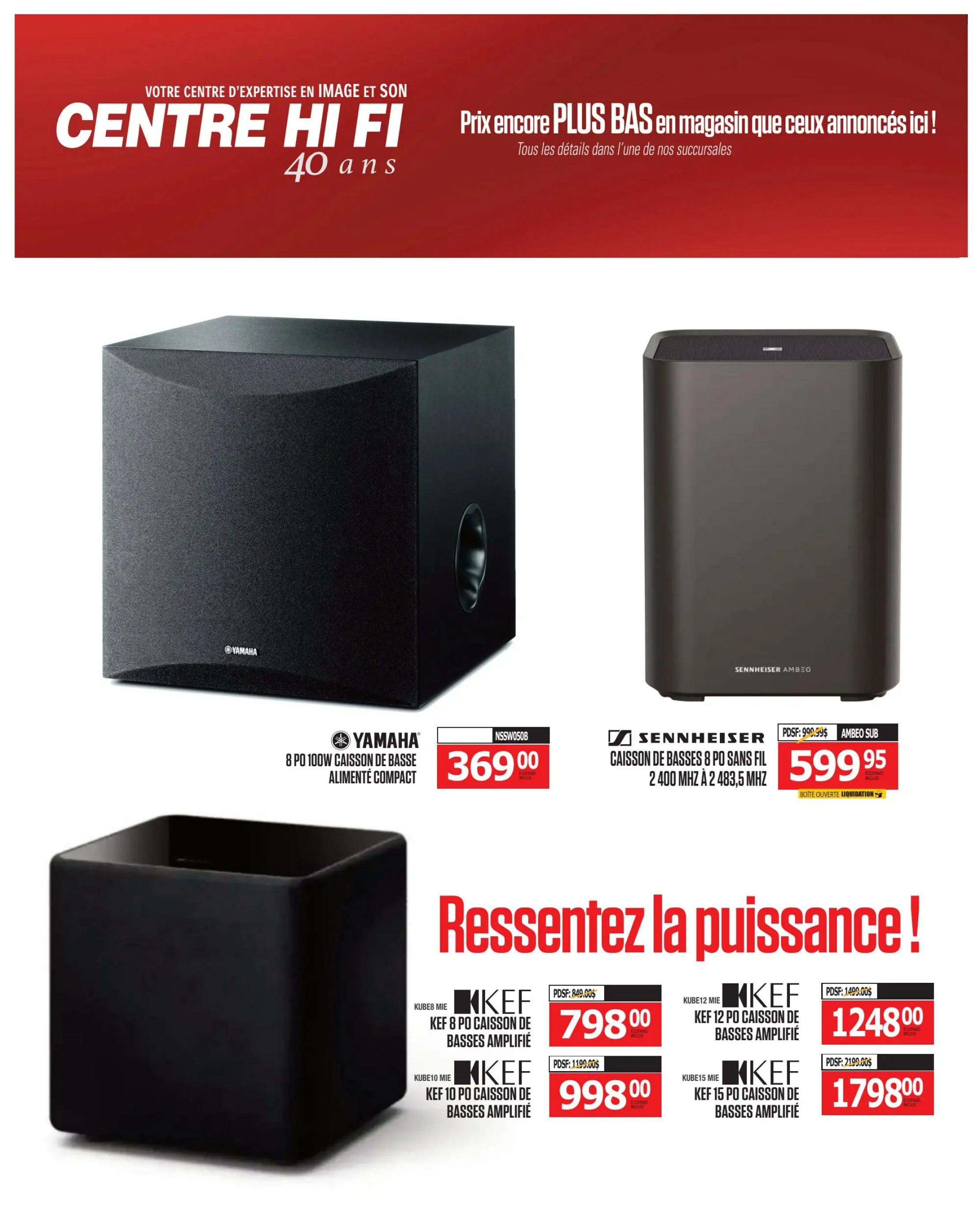 Centre Hi-Fi Flyer August 7 to 13