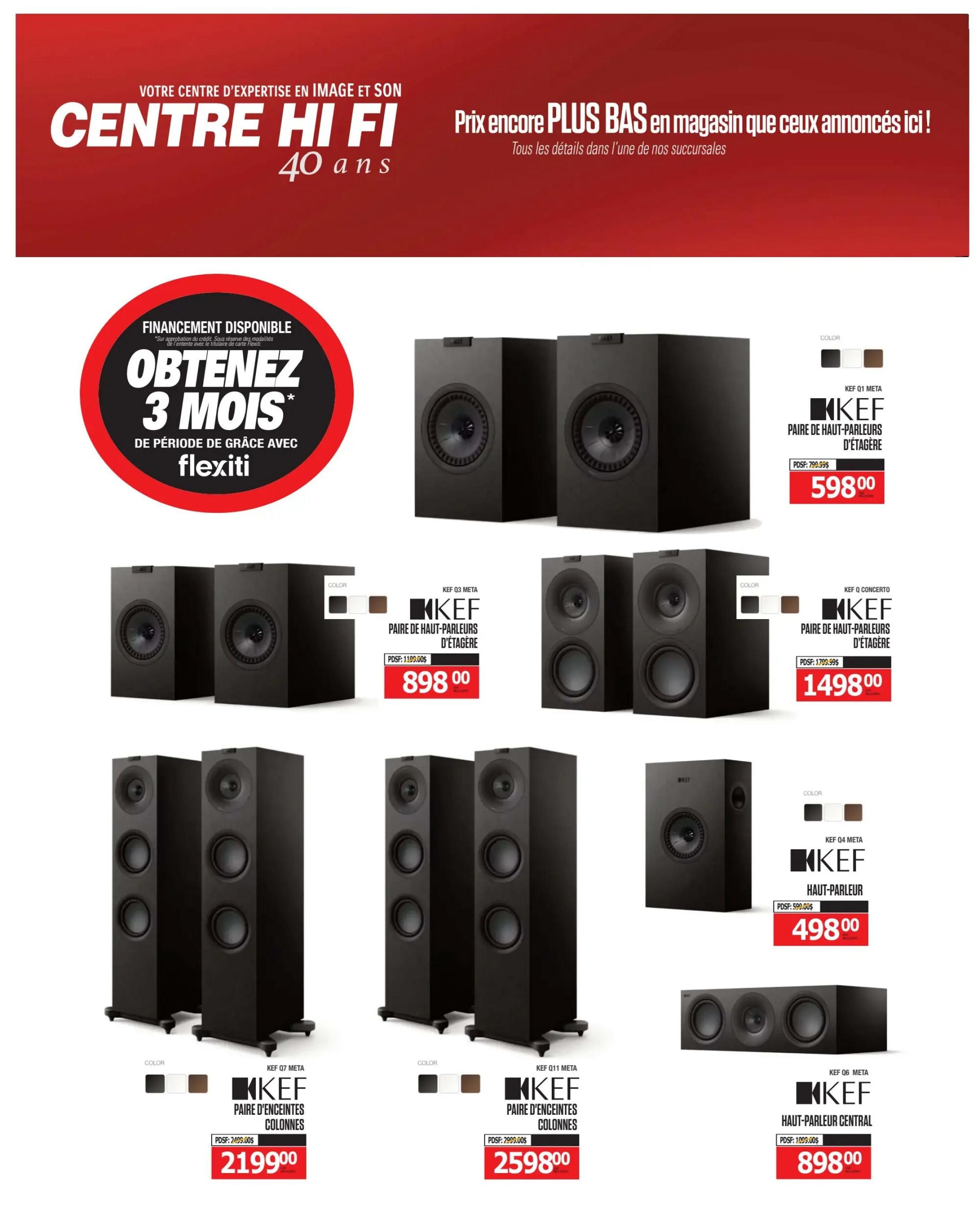Centre Hi-Fi Flyer August 7 to 13