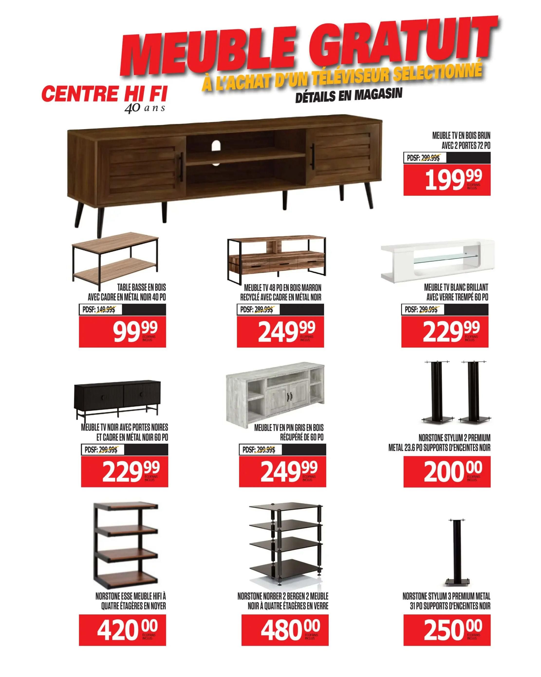 Centre Hi-Fi Flyer August 7 to 13