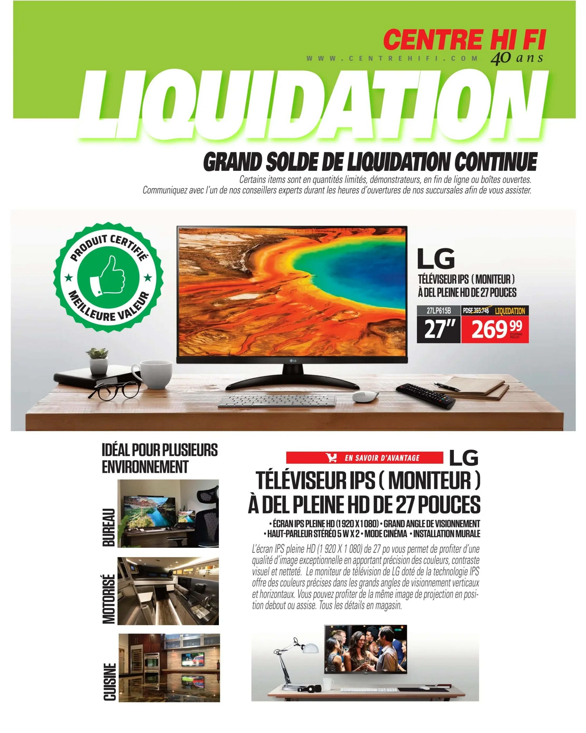 Centre Hi-Fi Flyer August 7 to 13