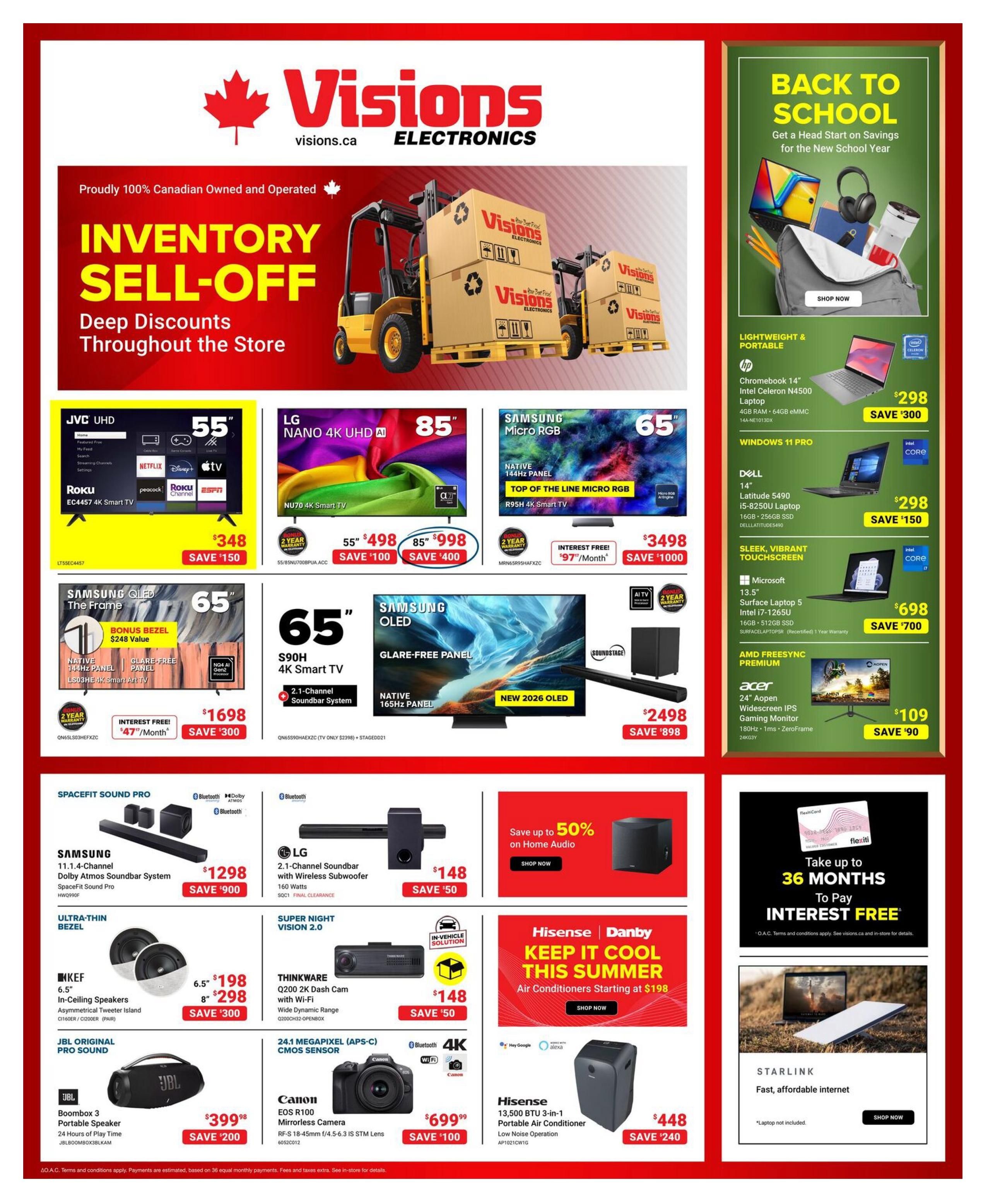 Visions Electronics Flyer August 7 to 13