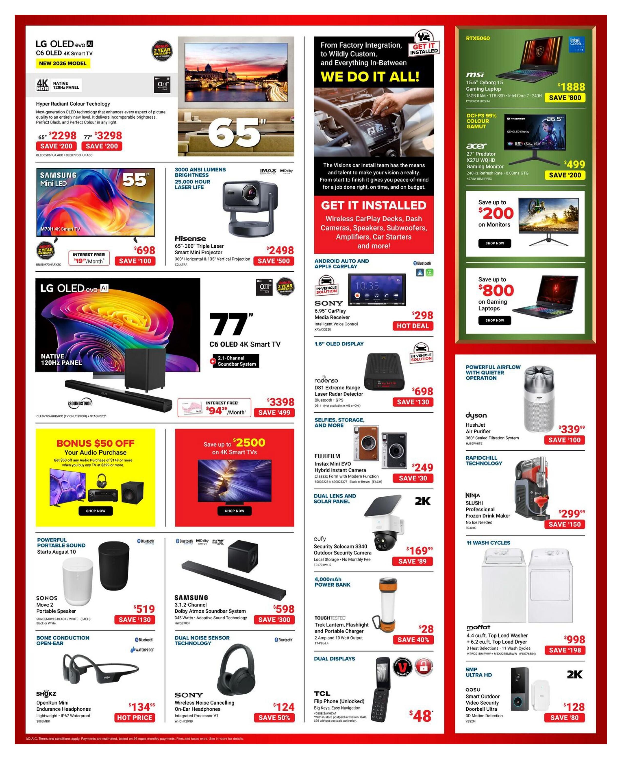 Visions Electronics Flyer August 7 to 13