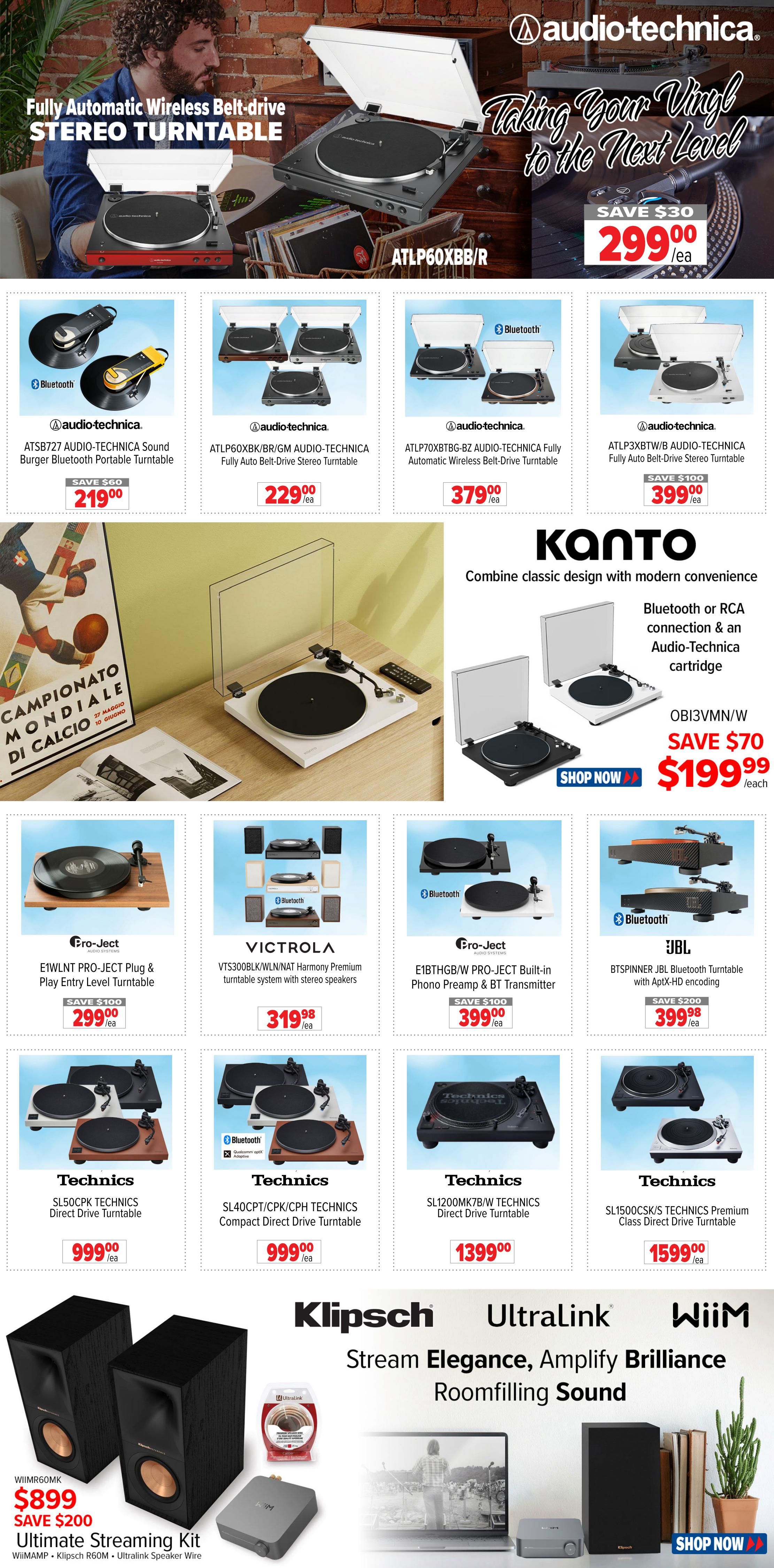 2001 Audio Video Flyer August 7 to 13