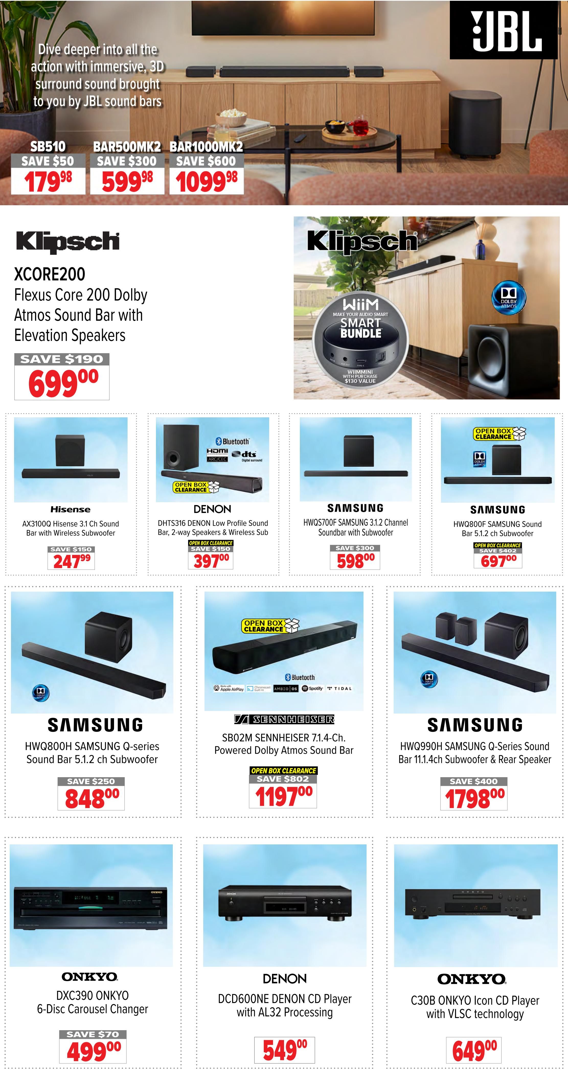 2001 Audio Video Flyer August 7 to 13