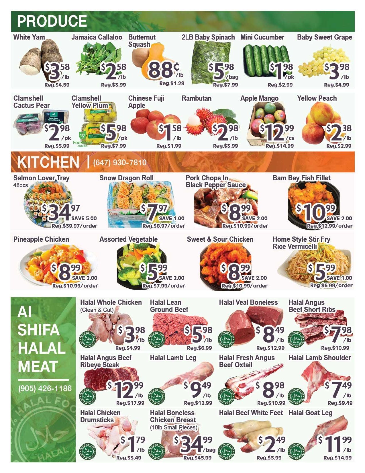 Blue Sky Supermarket (Pickering) Flyer August 7 to 13