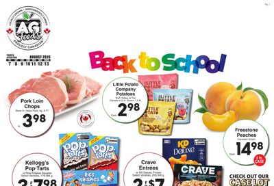 AG Foods Flyer August 7 to 13