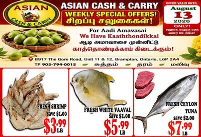 Asian Cash & Carry Flyer August 7 to 13