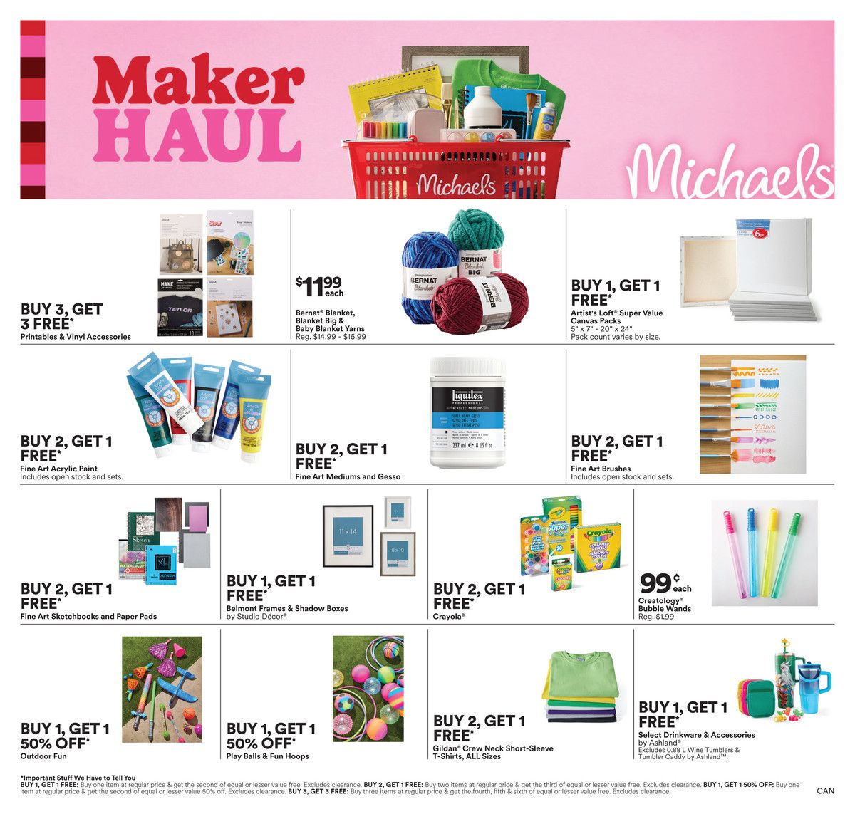 Michael's Flyer August 7 to 13