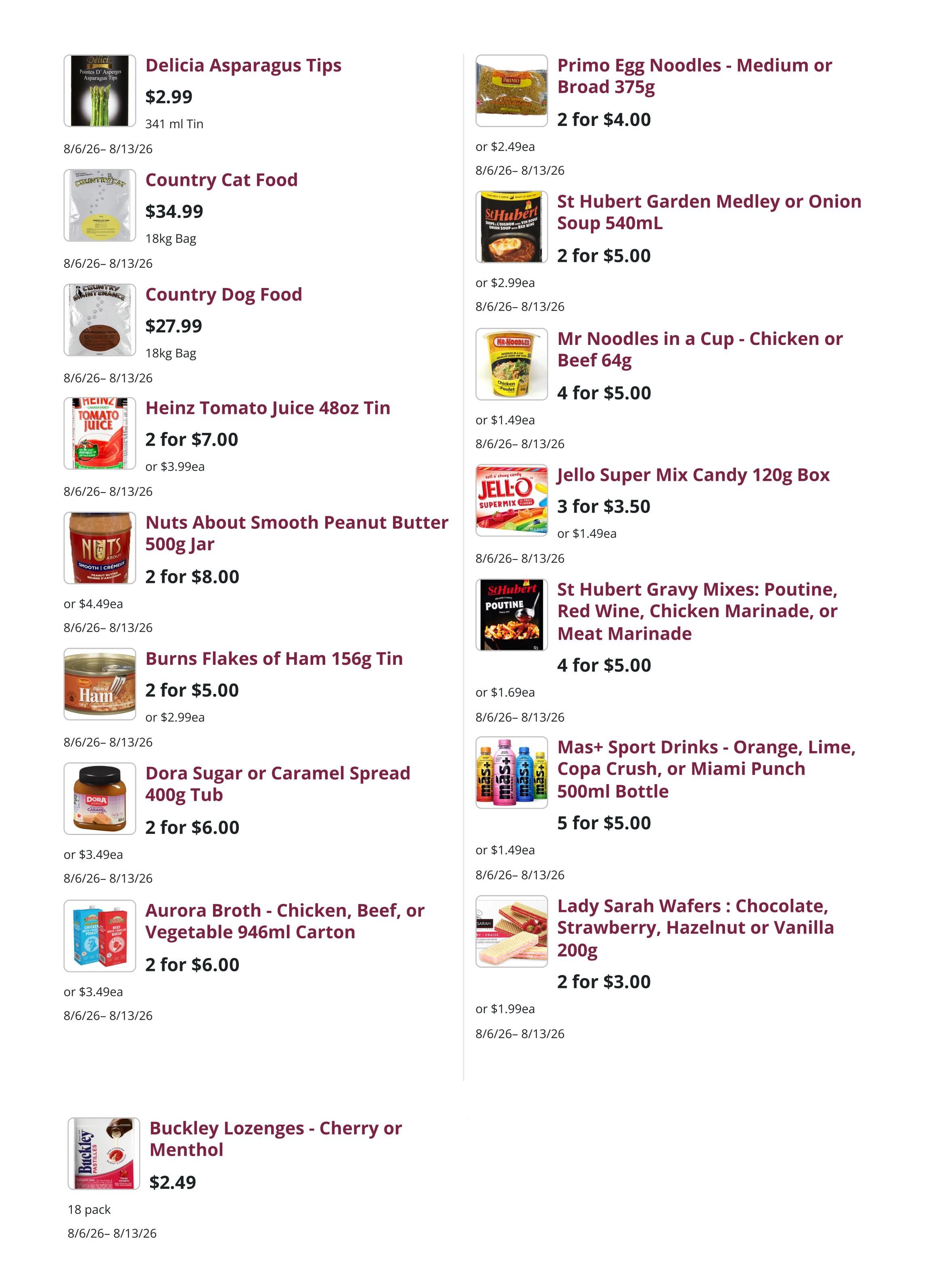 Mike Dean Local Grocer Flyer August 6 to 13