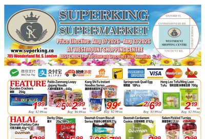 Superking Supermarket (London) Flyer August 7 to 13