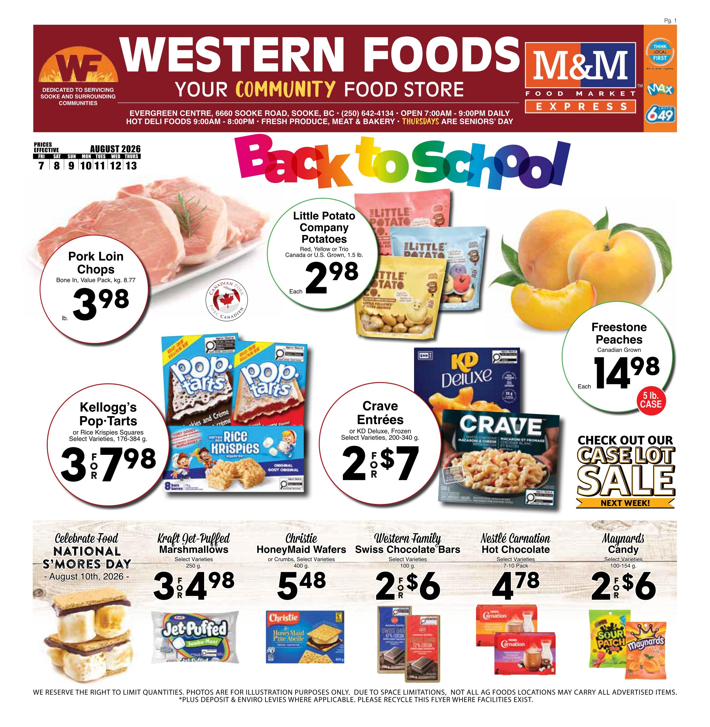 Western Foods Flyer August 7 to 13