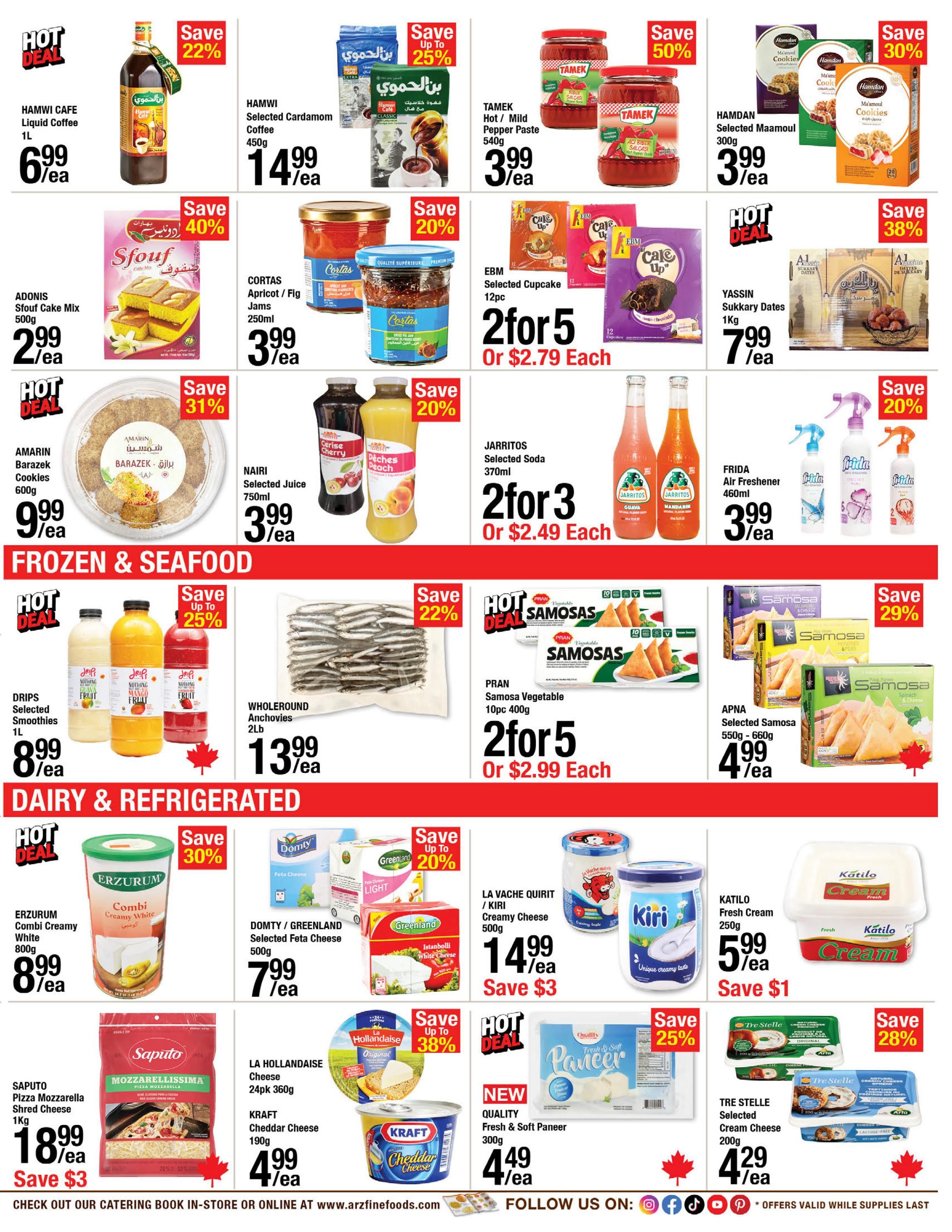 Arz Fine Foods Flyer August 7 to 13