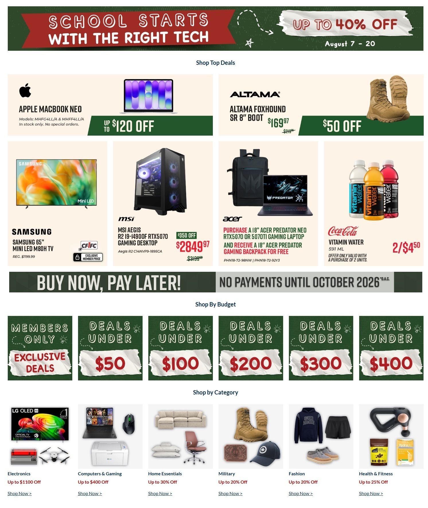 Canex Flyer August 7 to 20