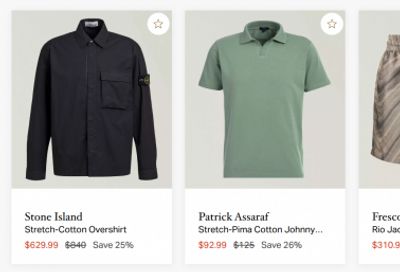 Harry Rosen Canada Summer Sale: Save up to 60% Off thousands of Styles