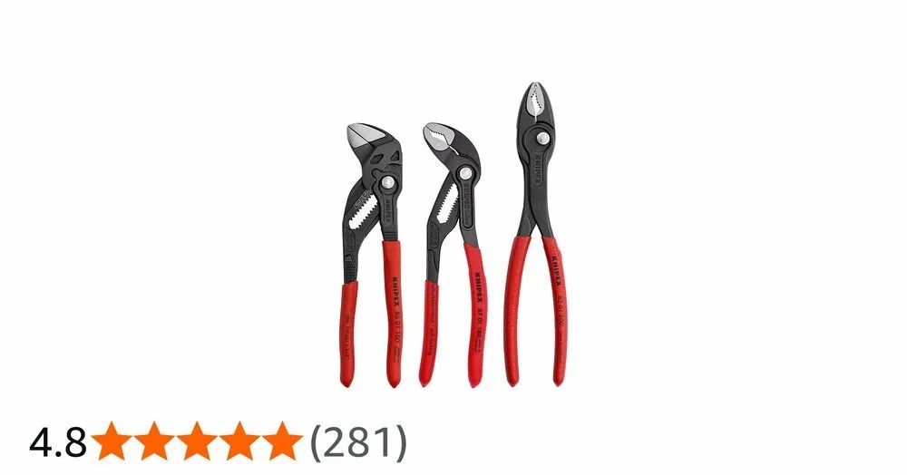 Amazon.com: Knipex 3pc Pliers Set - $167