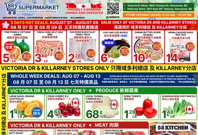 88 Supermarket Flyer August 7 to 13