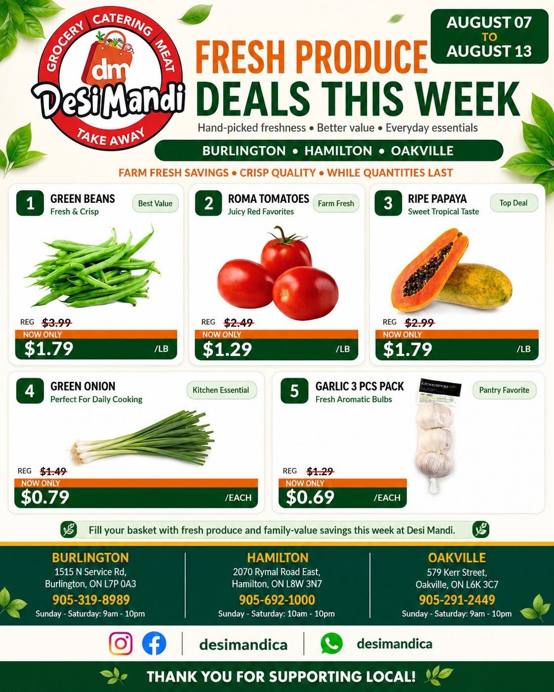 DesiMandi Flyer August 7 to 13