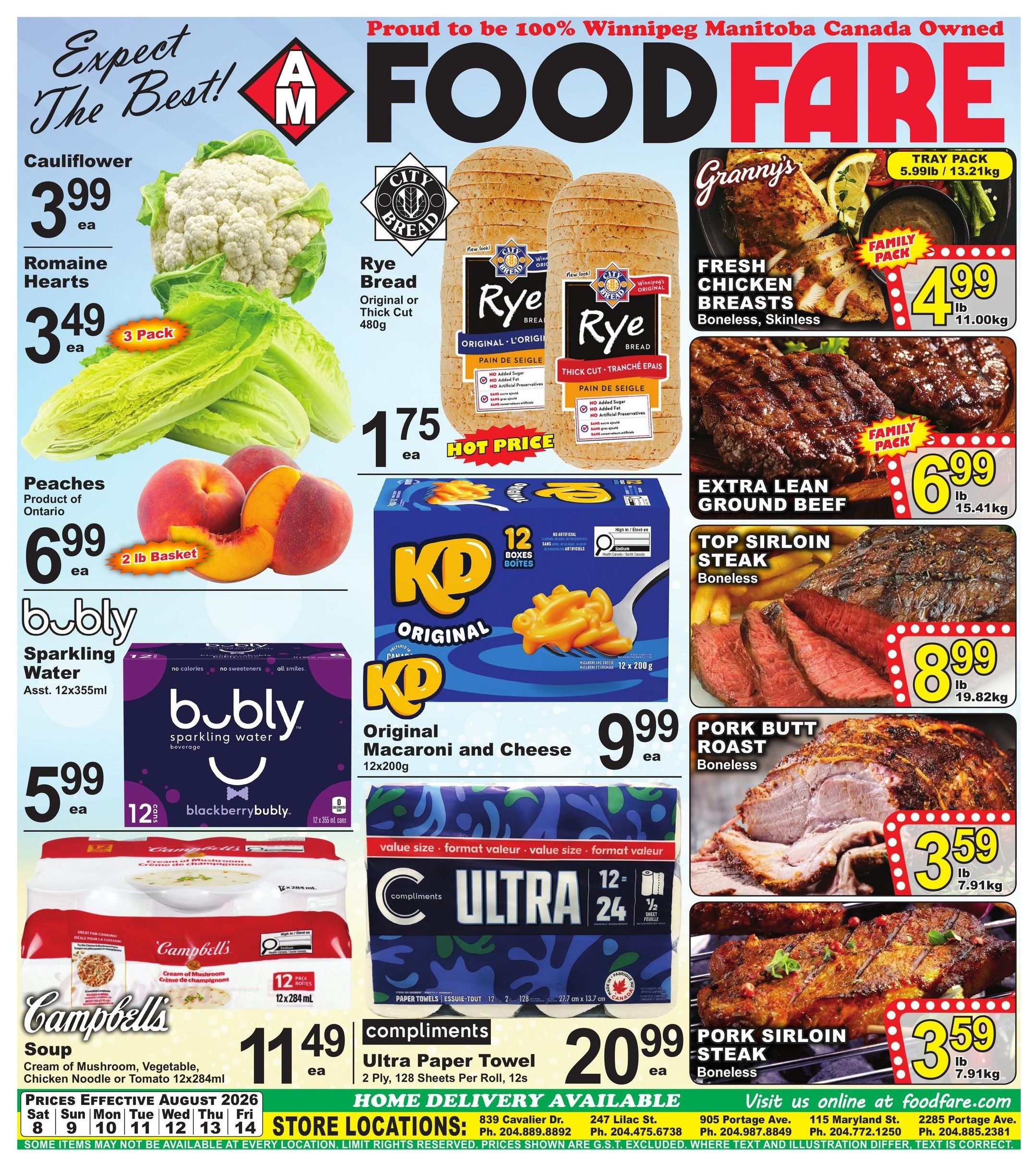 Food Fare Flyer August 8 to 14