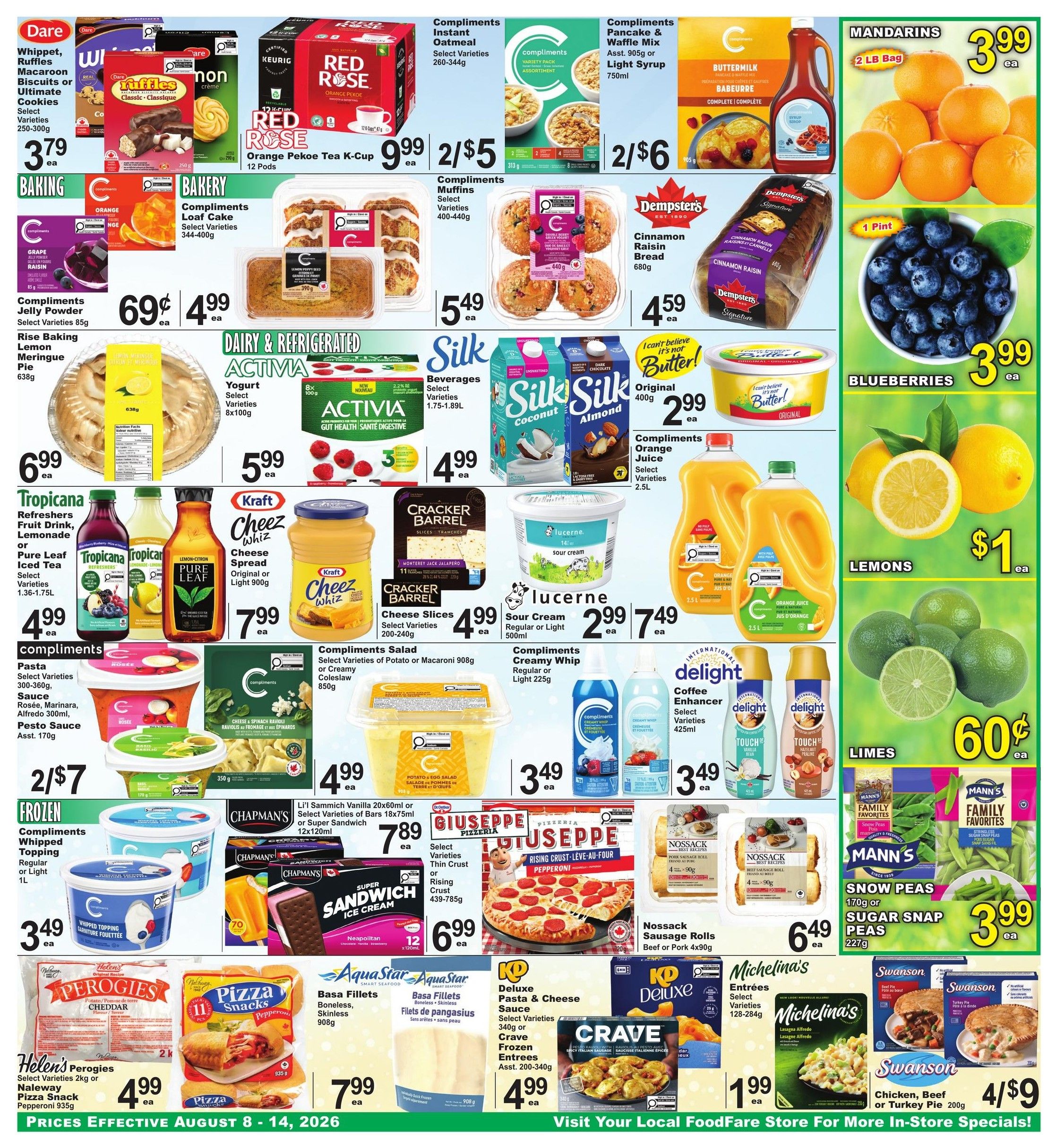 Food Fare Flyer August 8 to 14