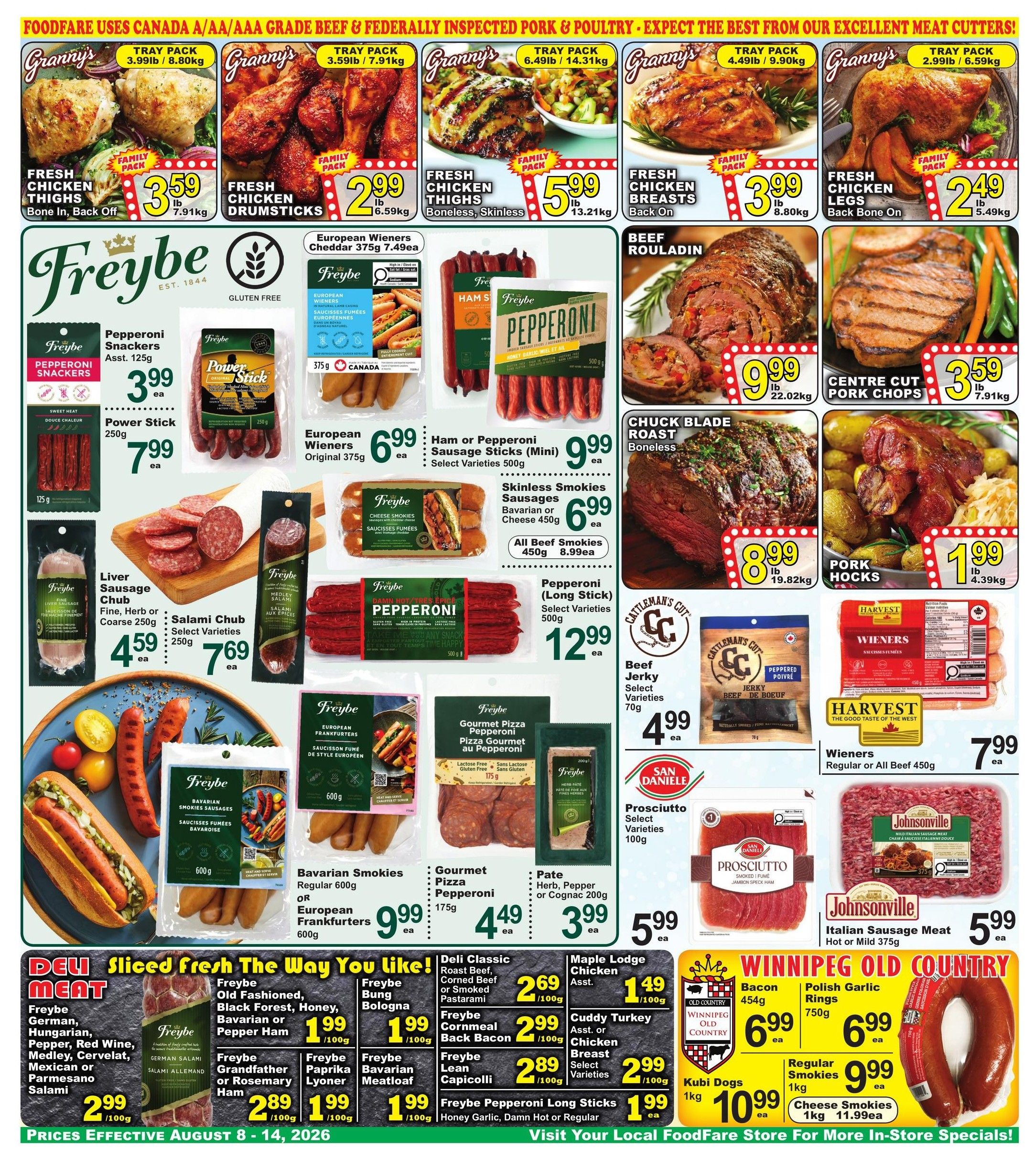 Food Fare Flyer August 8 to 14