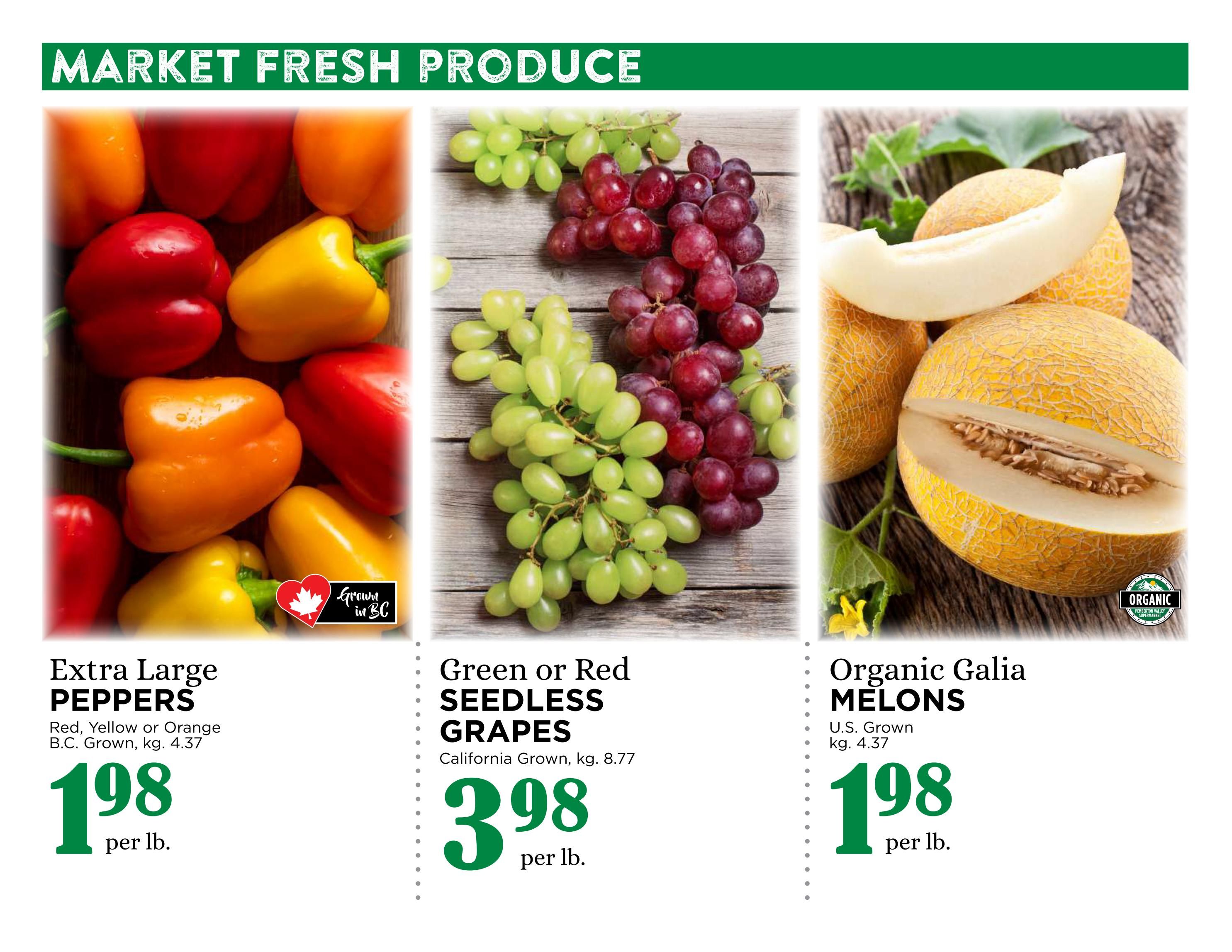 Pemberton Valley Supermarket Flyer August 9 to 15