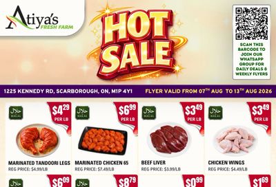 Atiya's Fresh Farm Flyer August 7 to 13