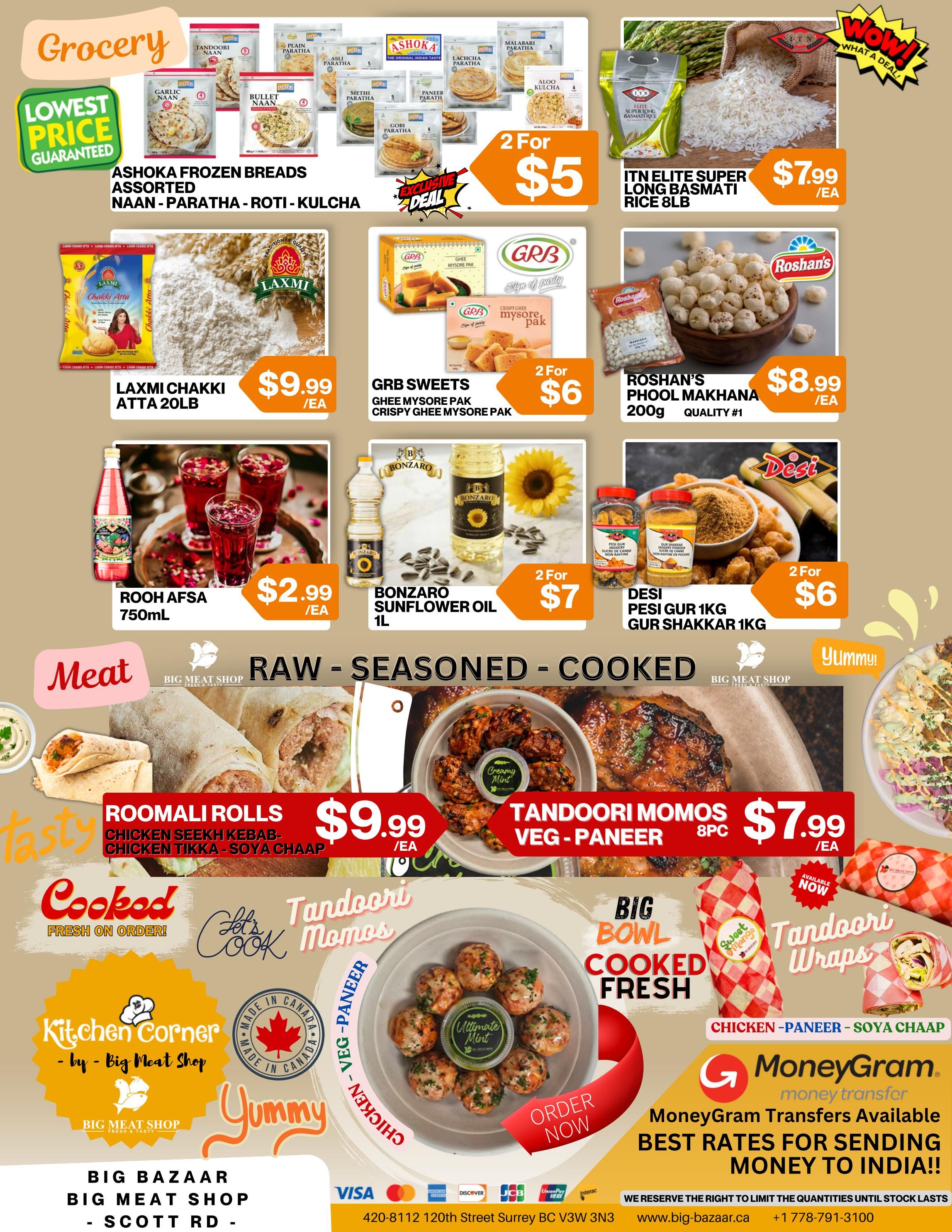 Big Bazaar Canada Flyer August 7 to 12